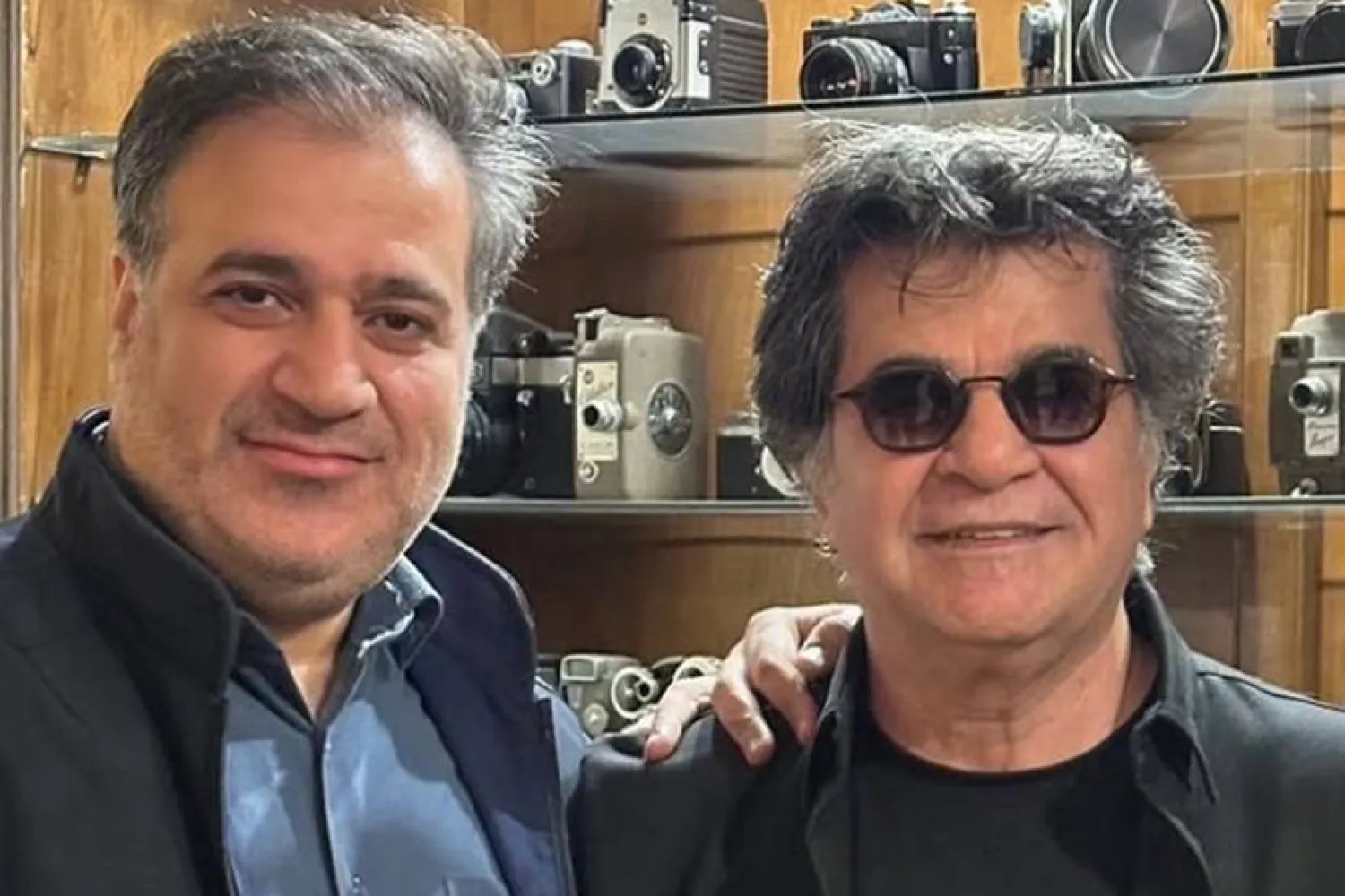 المخرج الإيراني جعفر بناهي (يمين) وكاتب السيناريو مهدي محموديان (حساب بناهي عبر إنستغرام)