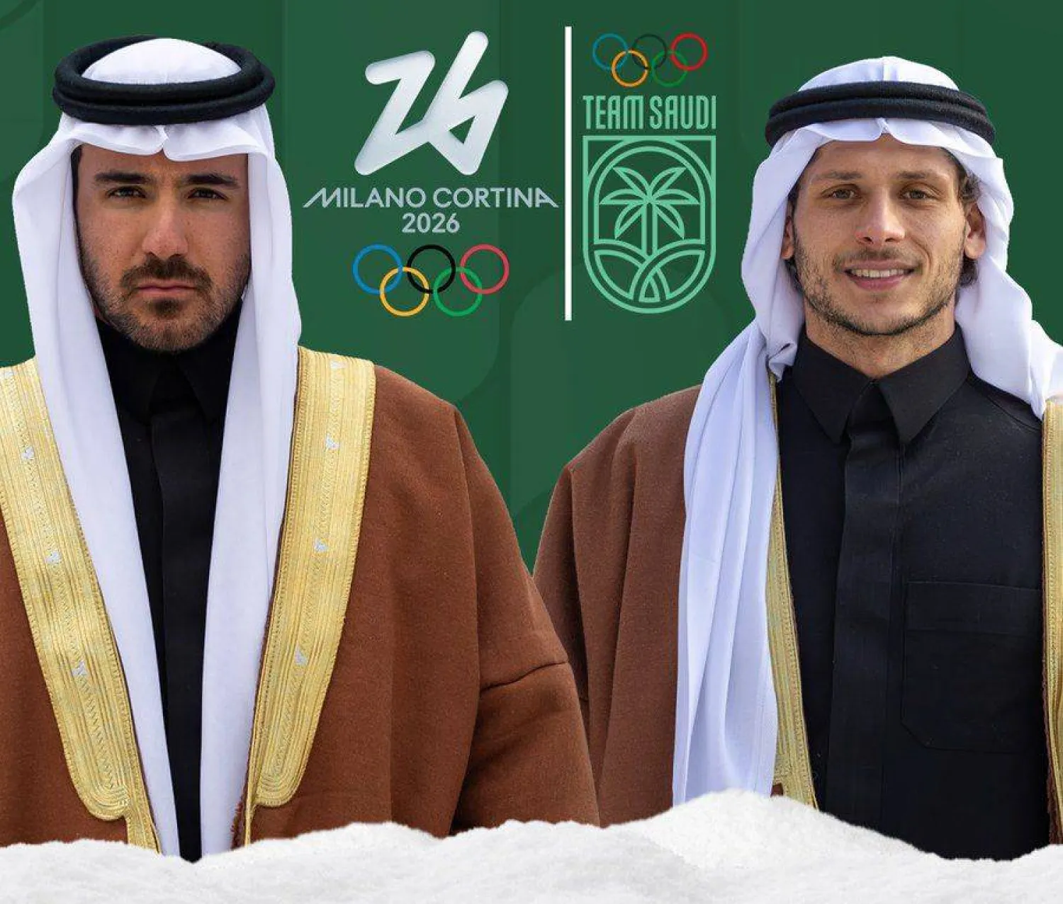 عابدي سيشارك في التزلج الألبي وراكان علي في منافسات التزلج الريفي (الأولمبية السعودية)