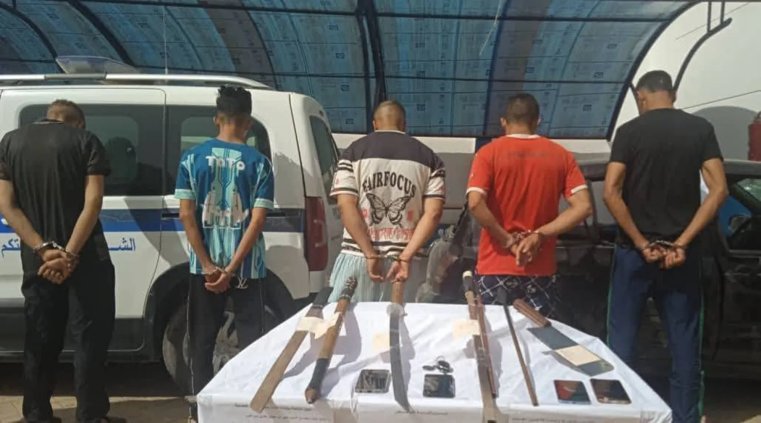 موقوفون بتهم المتاجرة بالمخدرات وحمل السلاح (الشرطة الجزائرية)