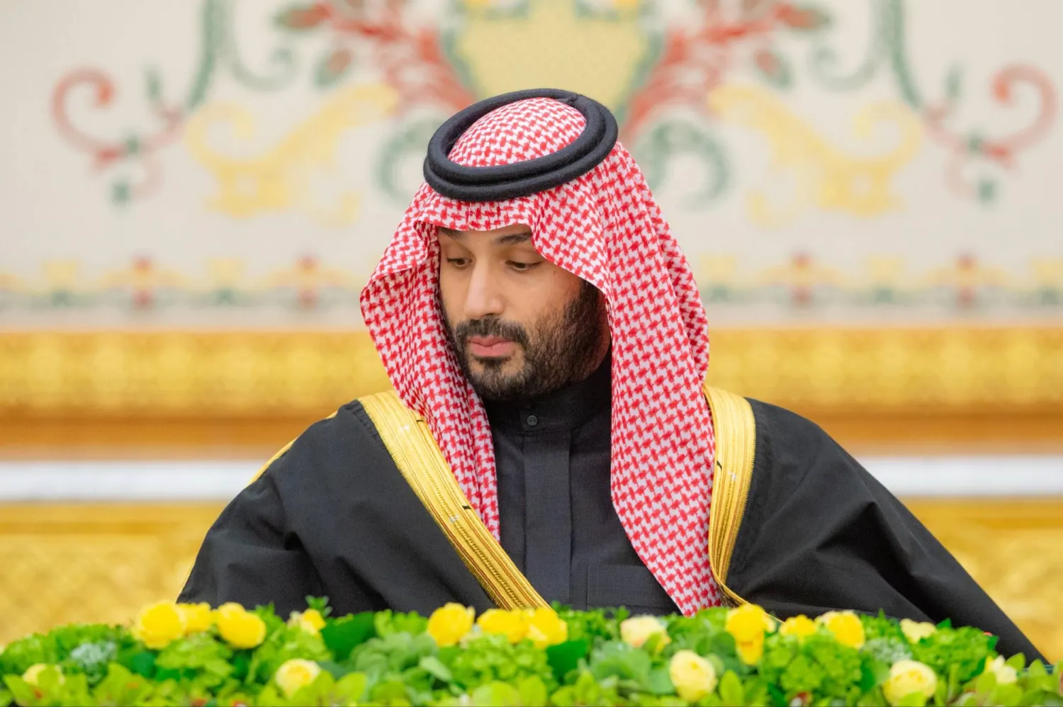 الأمير محمد بن سلمان ولي العهد السعودي لدى ترؤسه جلسة مجلس الوزراء في الرياض الثلاثاء (واس)