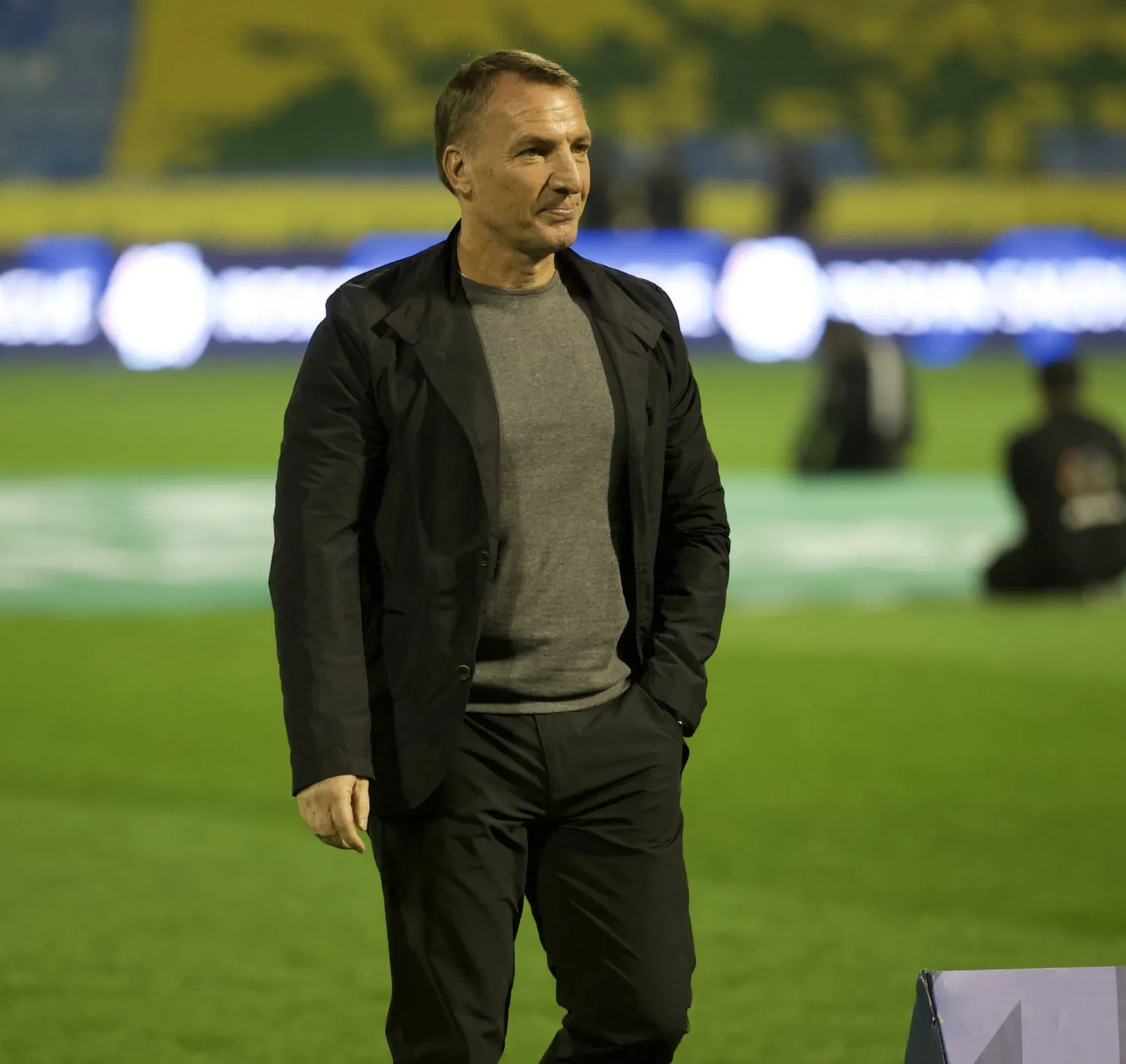 الآيرلندي بريندان رودجرز مدرب فريق القادسية (تصوير: نايف العتيبي)