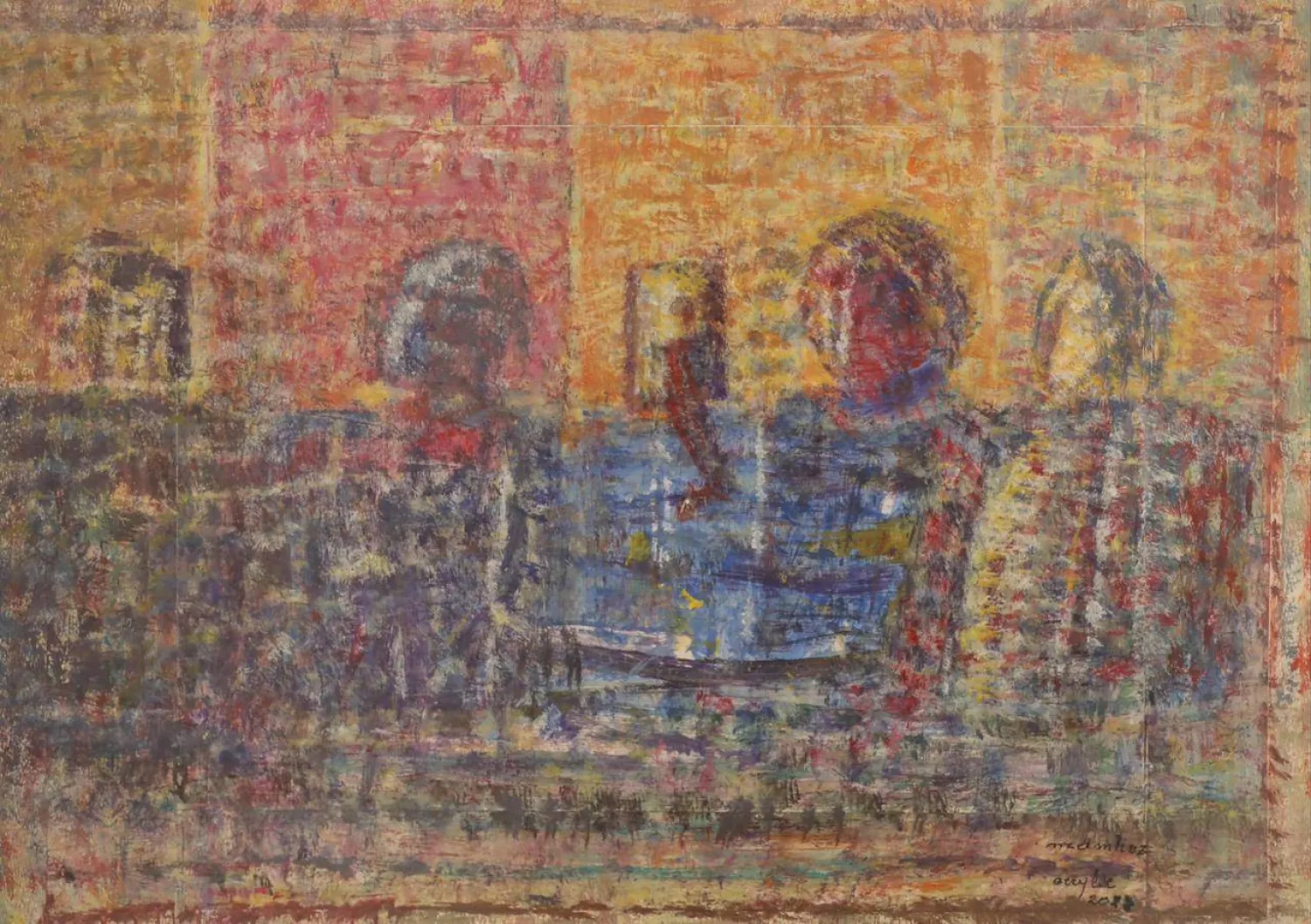 البناء البصري هو نتيجة زمن طويل من الاشتغال (لوحات محمود أمهز)