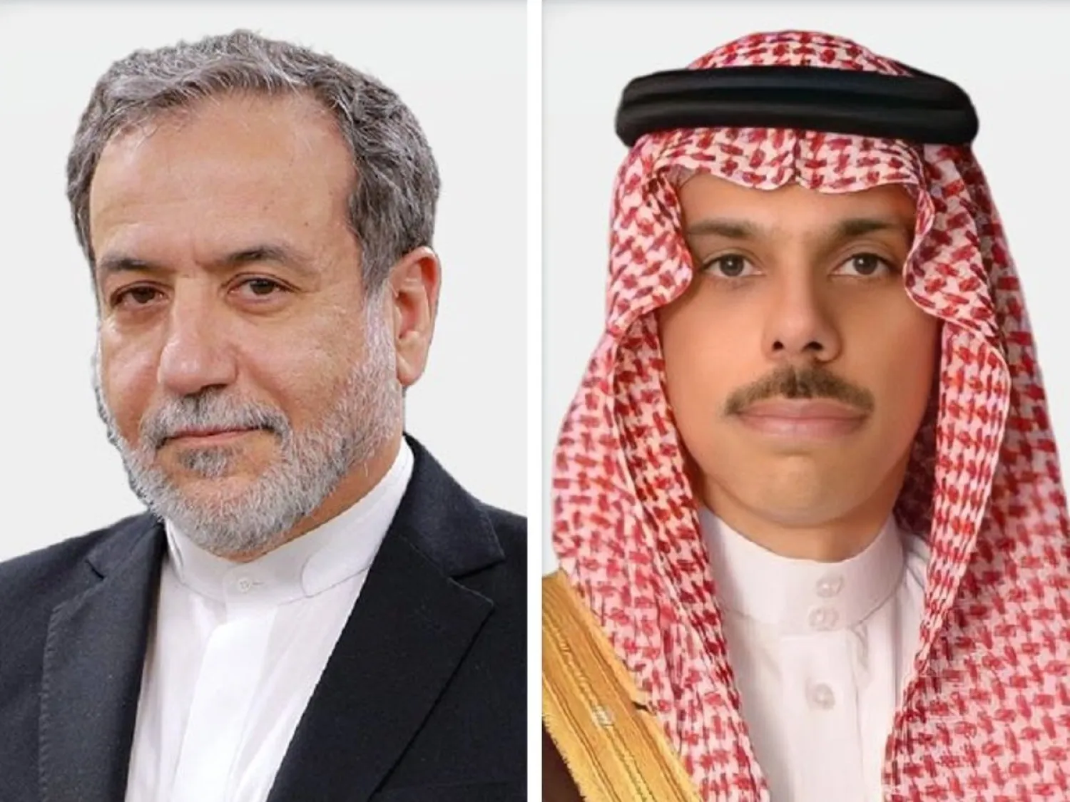 الأمير فيصل بن فرحان والوزير عباس عراقجي (الخارجية السعودية) 