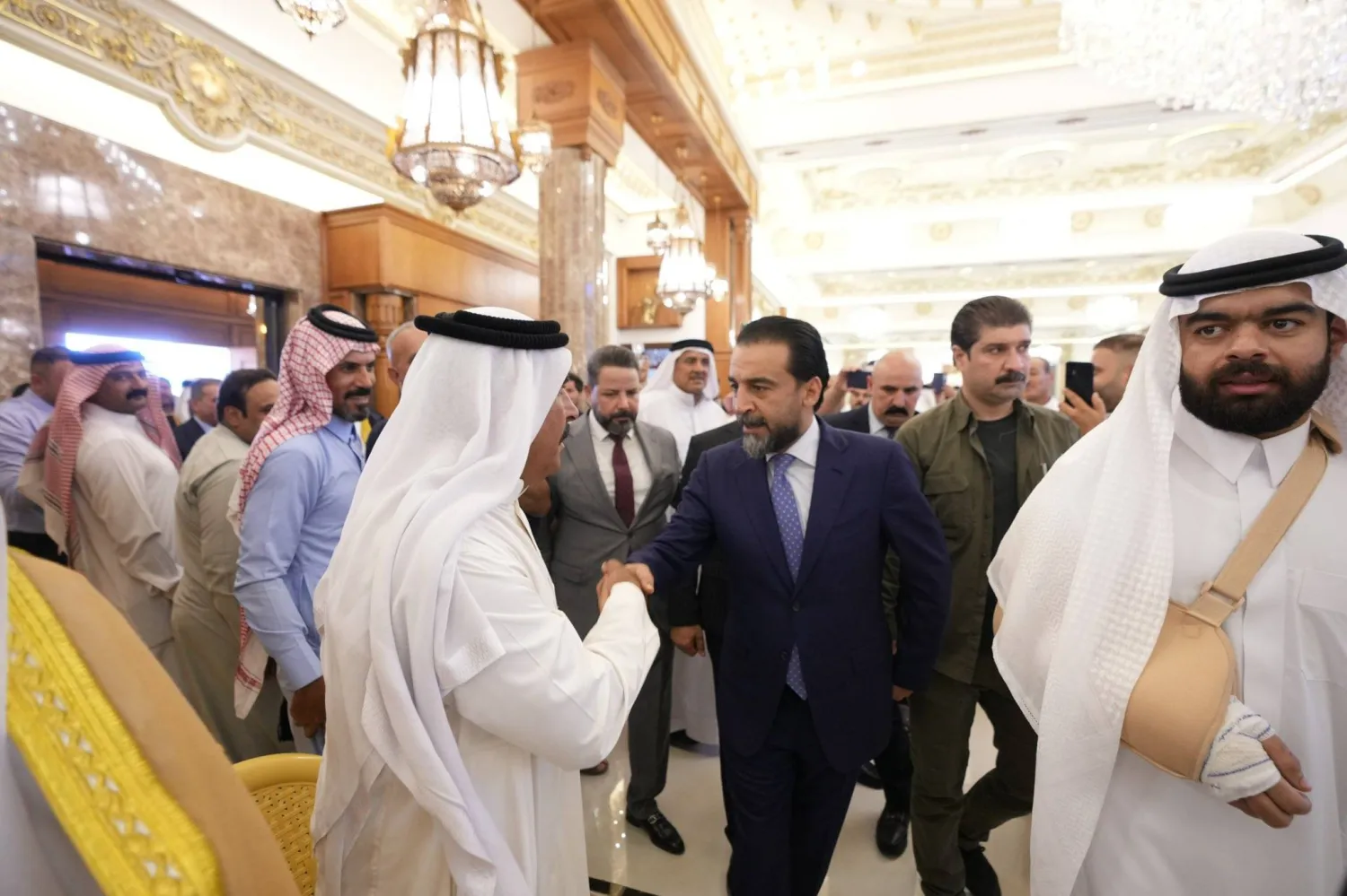 رئيس حزب «تقدم» محمد الحلبوسي (موقع الحزب)