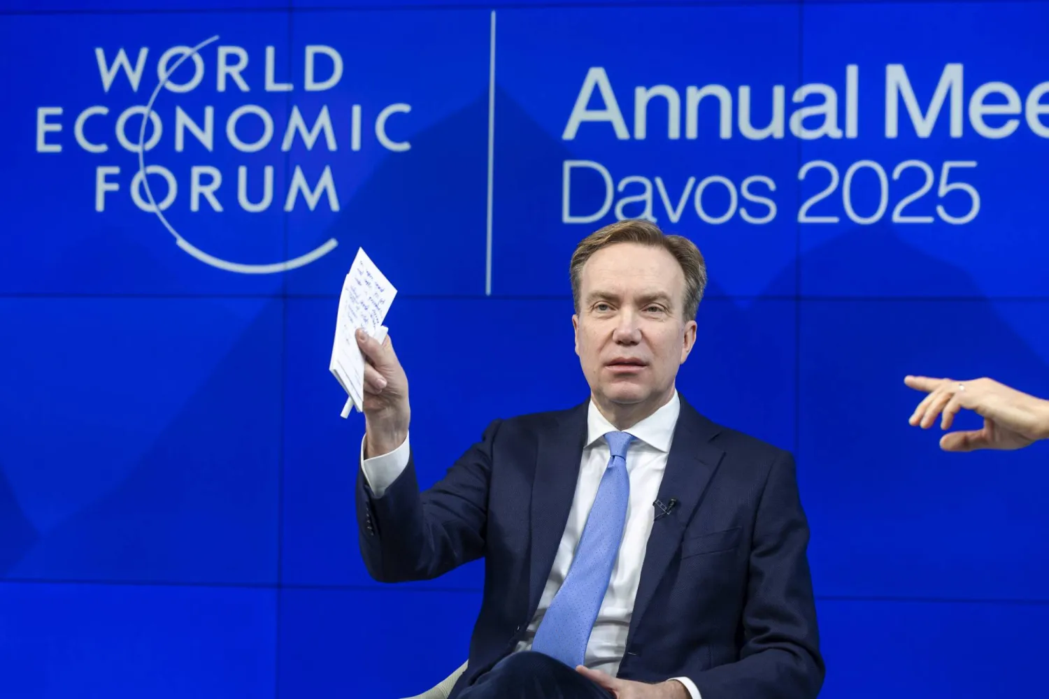 Norwegian Borge Brende, President and CEO of the World Economic Forum (WEF). EPA/SALVATORE DI NOLFI