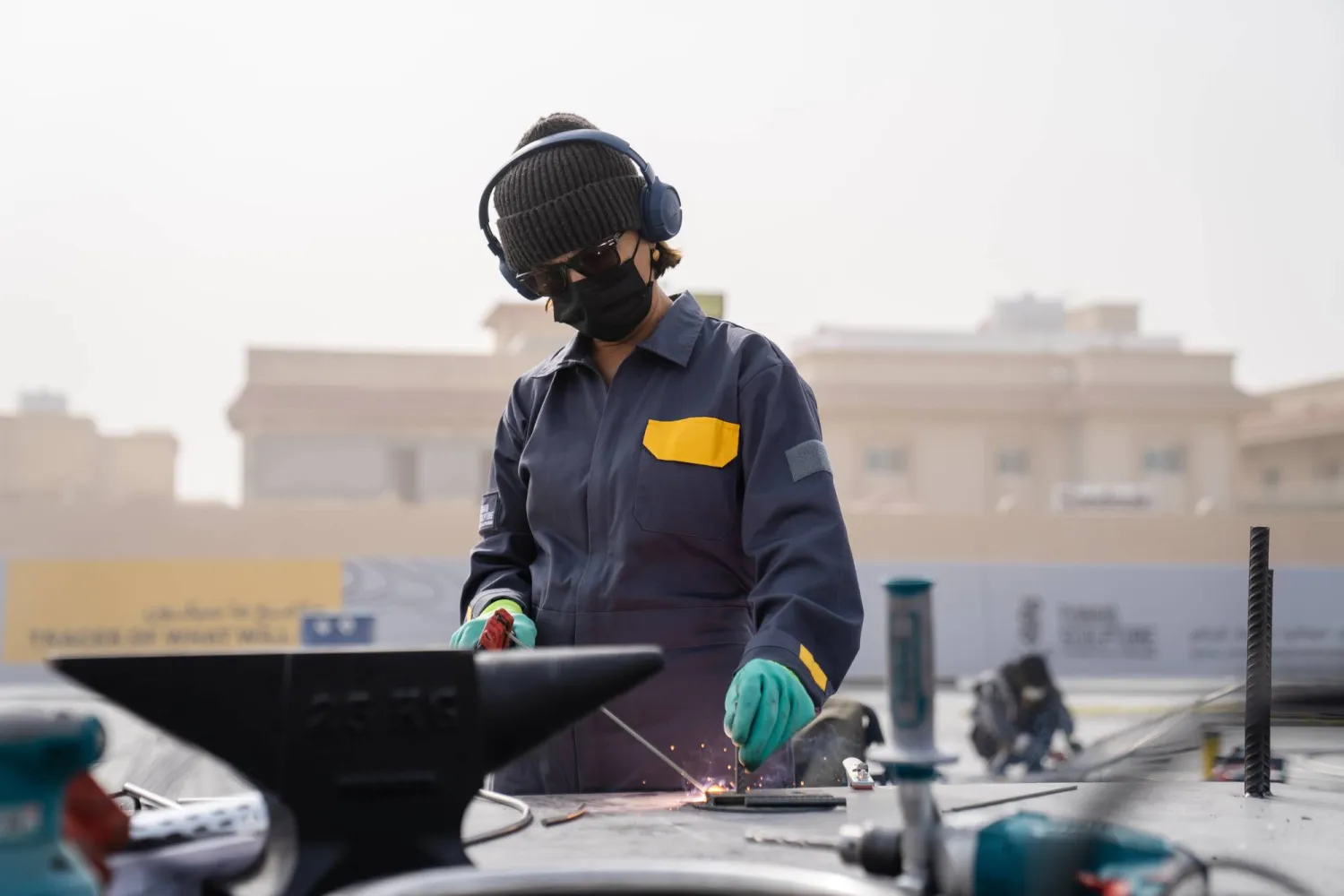 تأتي الأعمال ضمن رؤية شاملة لـ«الرياض آرت» (طويق للنحت)