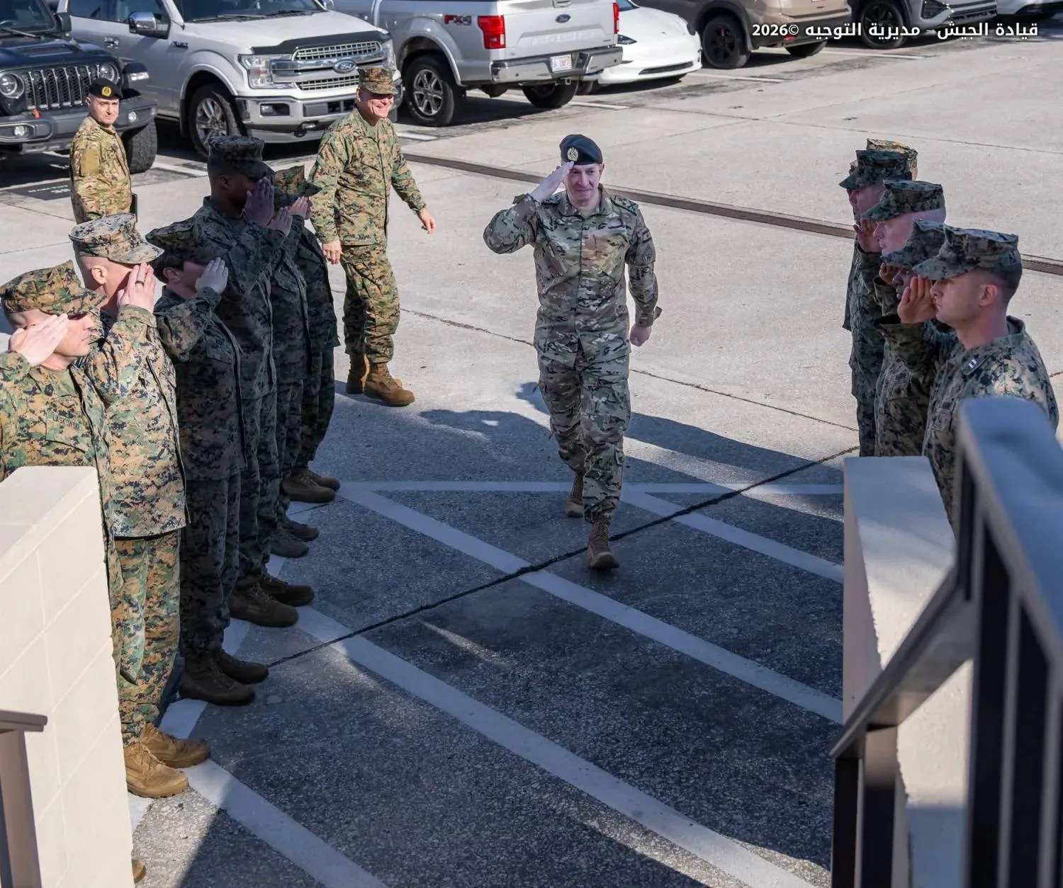 Lebanese Army Commander General Rodolphe Haykal during his visit to Washington (Lebanese Army Command)