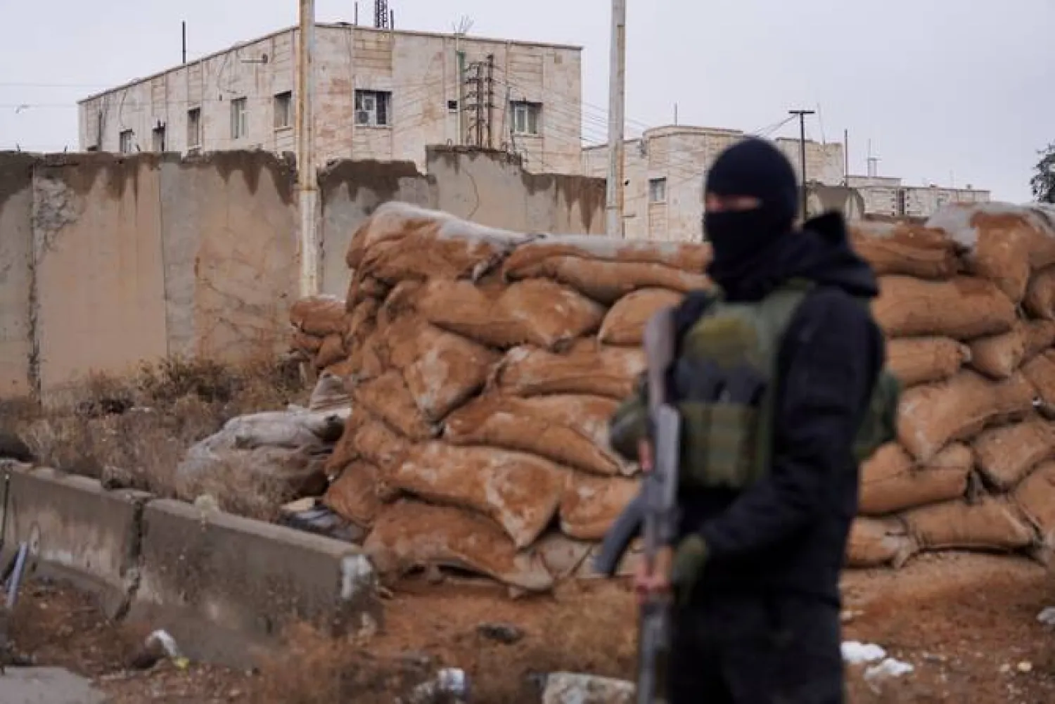 A man wearing an explosives belt blew himself up Friday while a security force was trying to arrest him in western Iraq near the Syrian border, killing himself and wounding two security members, an Iraqi security official said. (Reuters/File)
