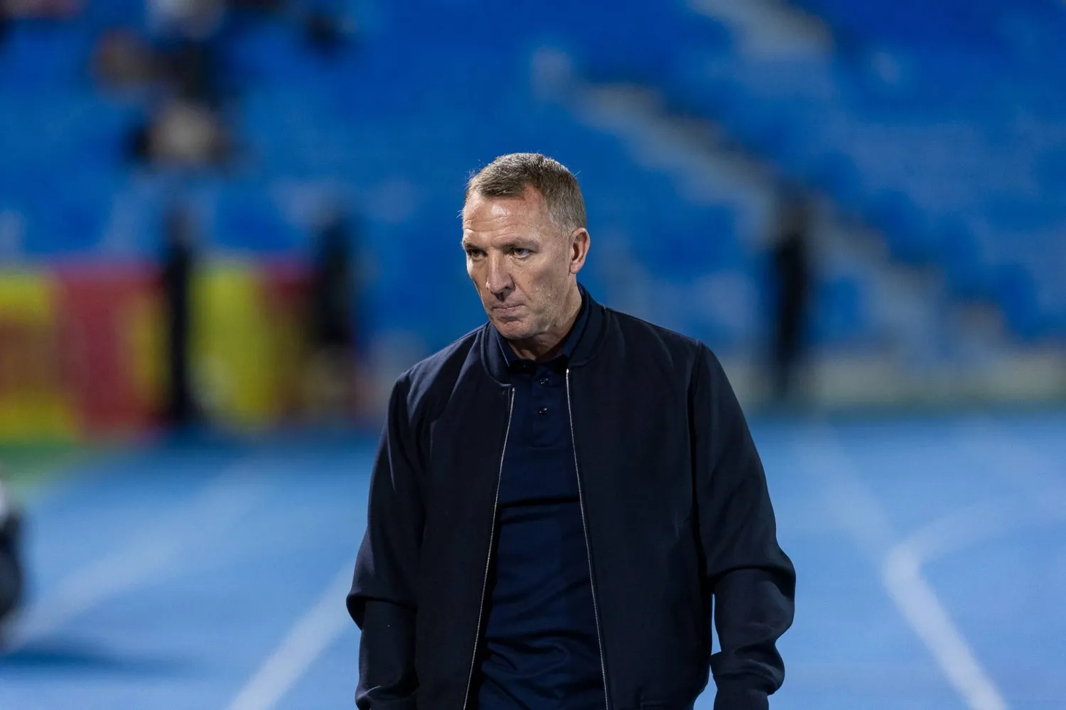 الإيرلندي الشمالي بريندان رودجرز مدرب فريق القادسية  (تصوير: عيسى الدبيسي) 