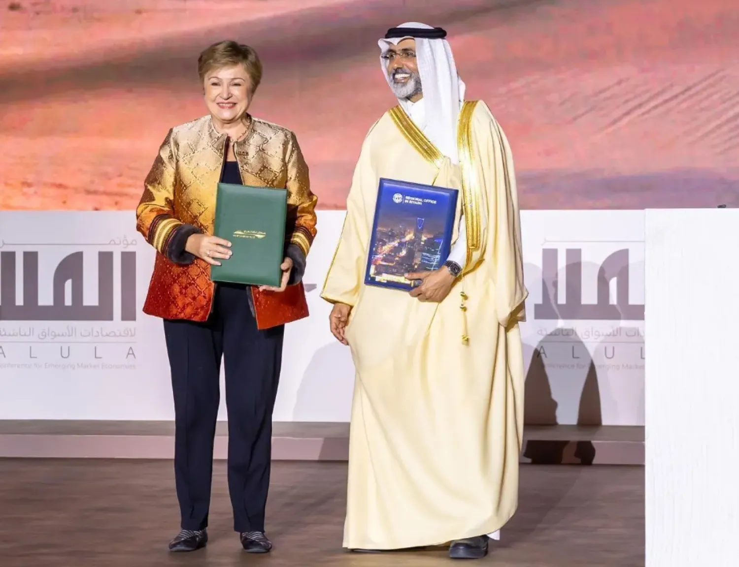 The MoU was signed by IMF Managing Director Dr. Kristalina Georgieva and AMF Director General Dr. Fahad Alturki - SPA 