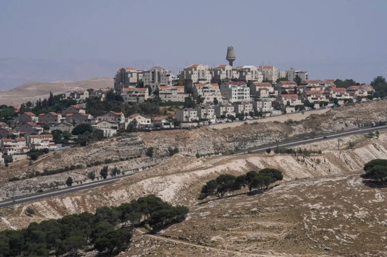 A view of Israeli settlement of Maale Adumim, in the West Bank, Sunday, June 18, 2023. (AP)
