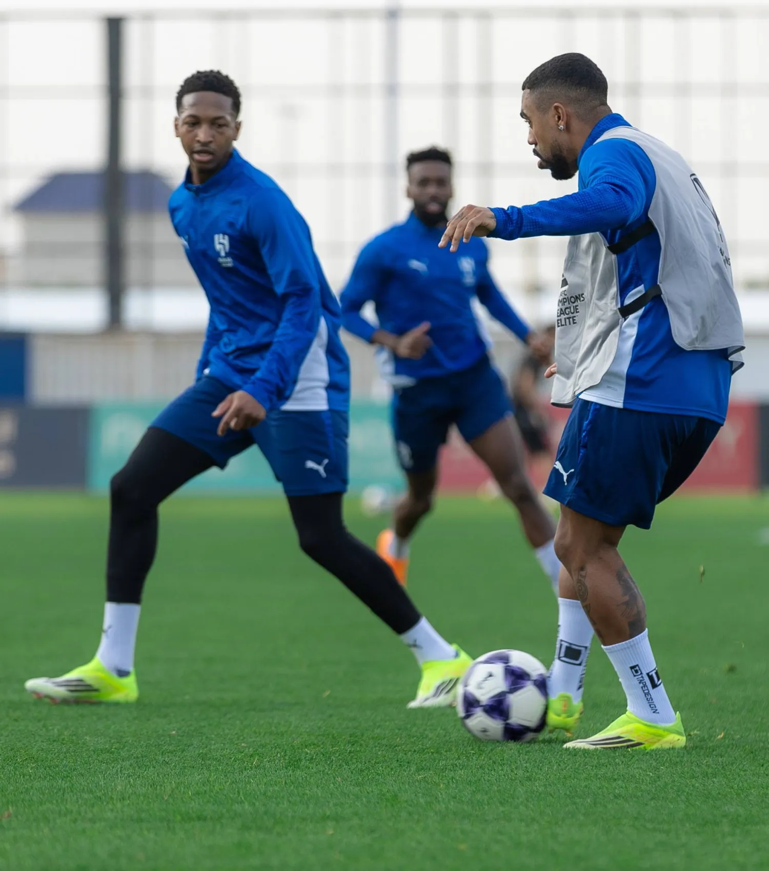 مالكوم خلال التدريبات (نادي الهلال)