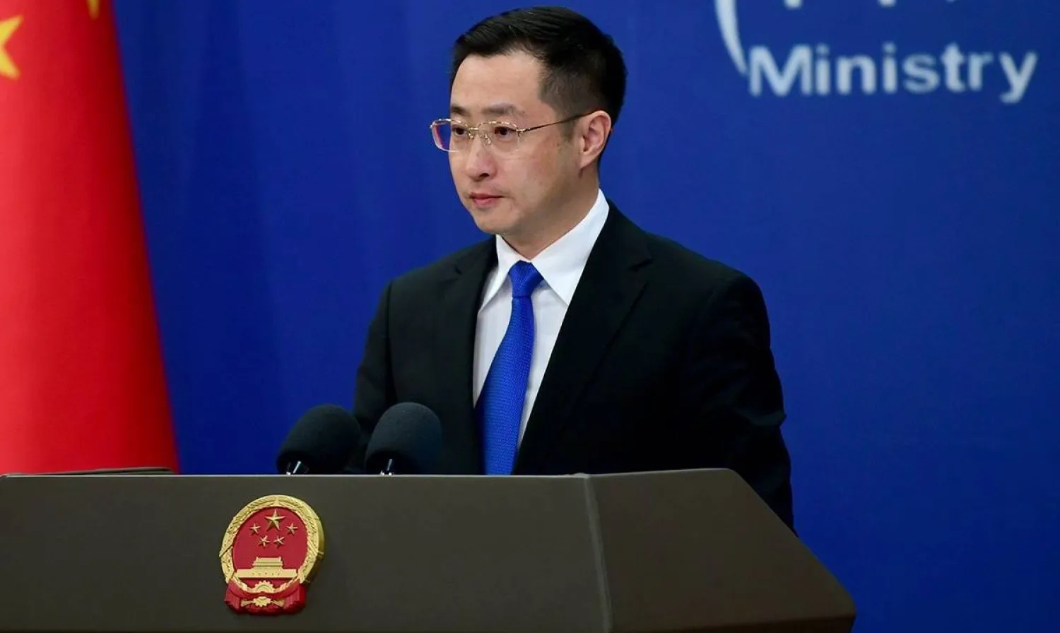 المتحدث باسم وزارة الخارجية الصينية لين جيان (حسابه عبر منصة «إكس»)