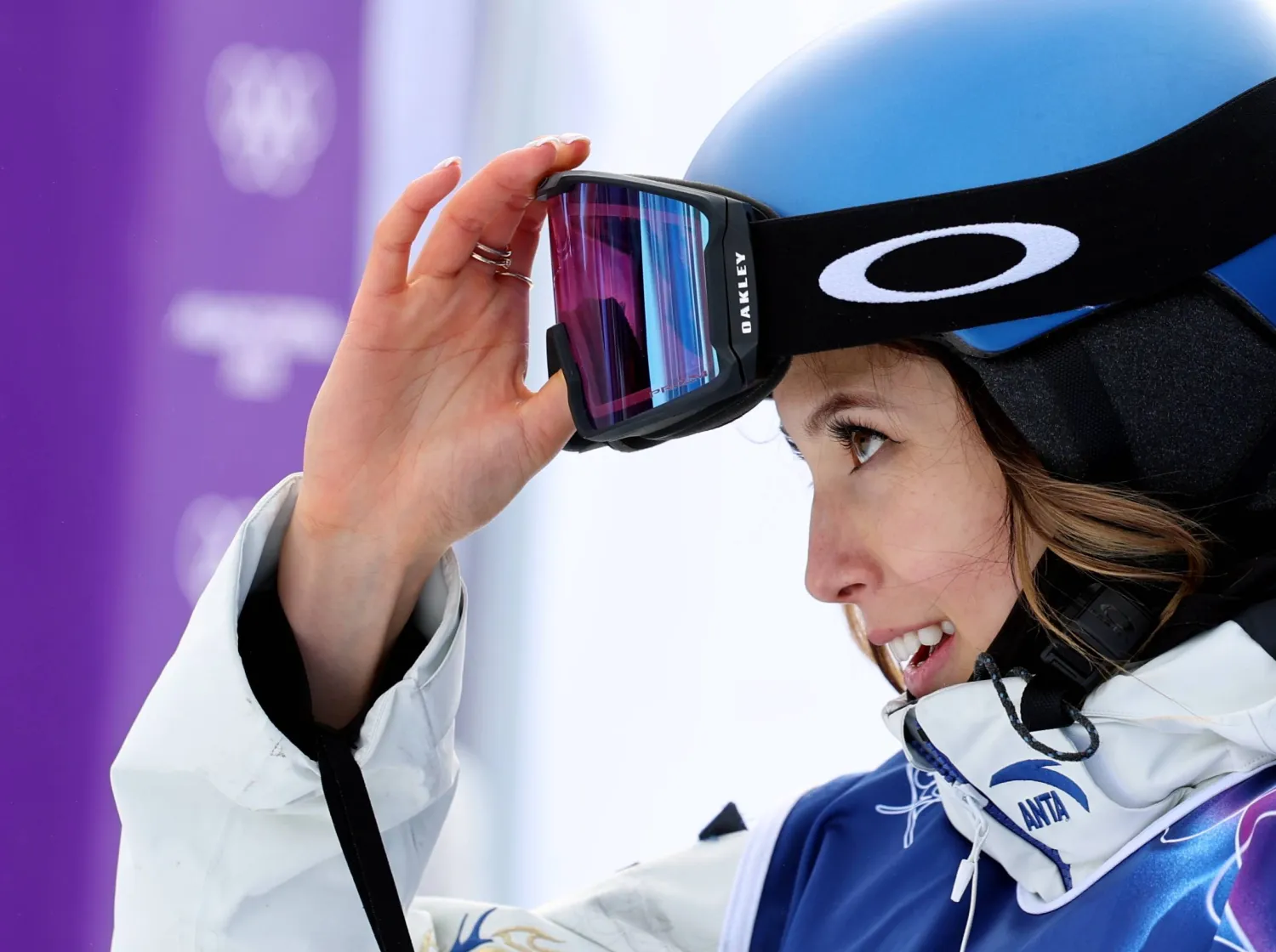 المتزلجة الحرة الصينية إيلين غو (إ.ب.أ)