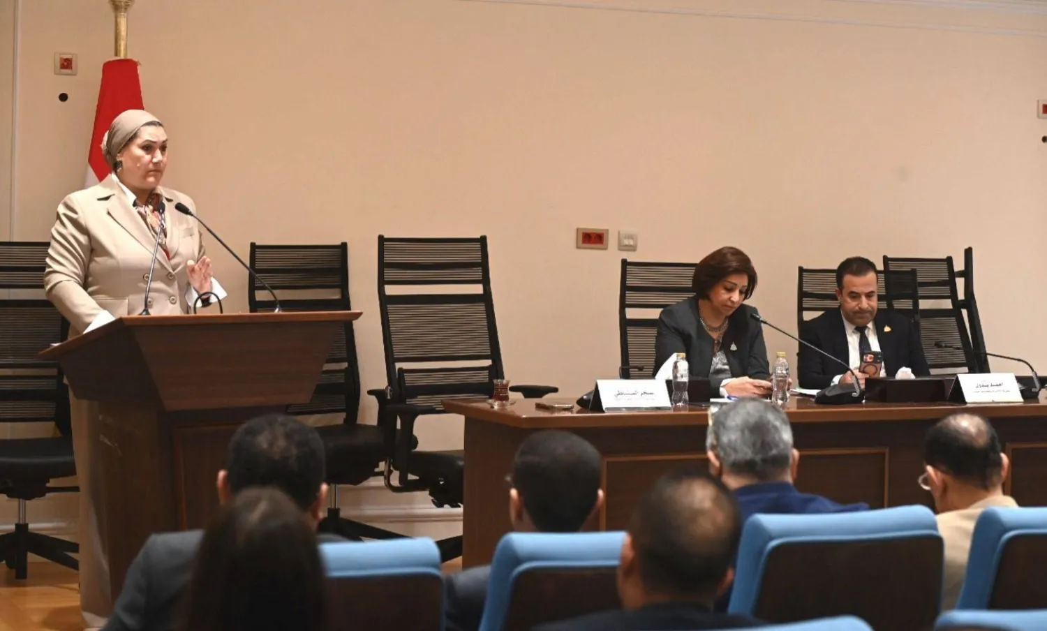 اجتماع لجنة الاتصالات في مجلس النواب المصري (رئاسة مجلس الوزراء)