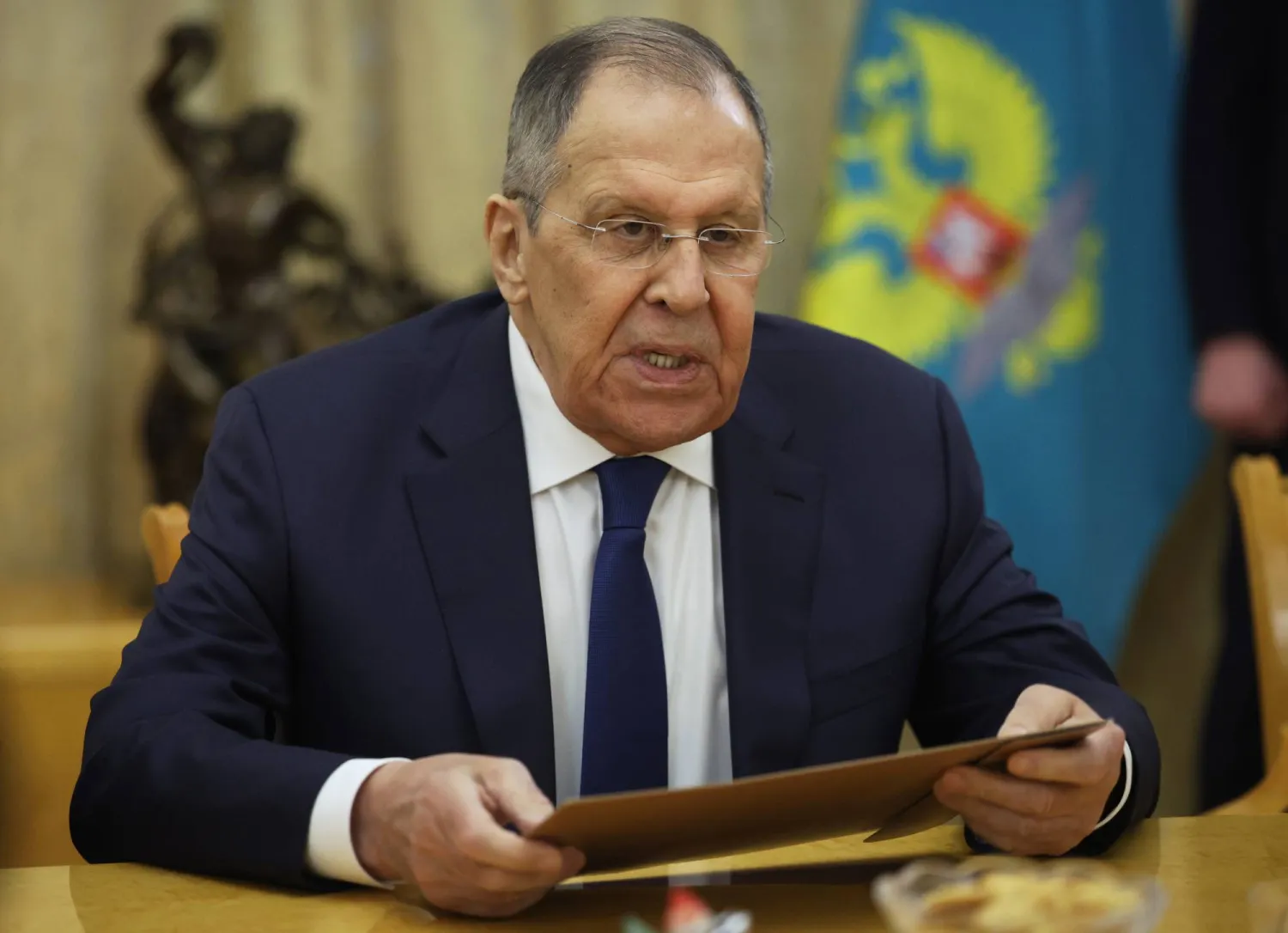 وزير الخارجية الروسي سيرغي لافروف (إ.ب.أ)