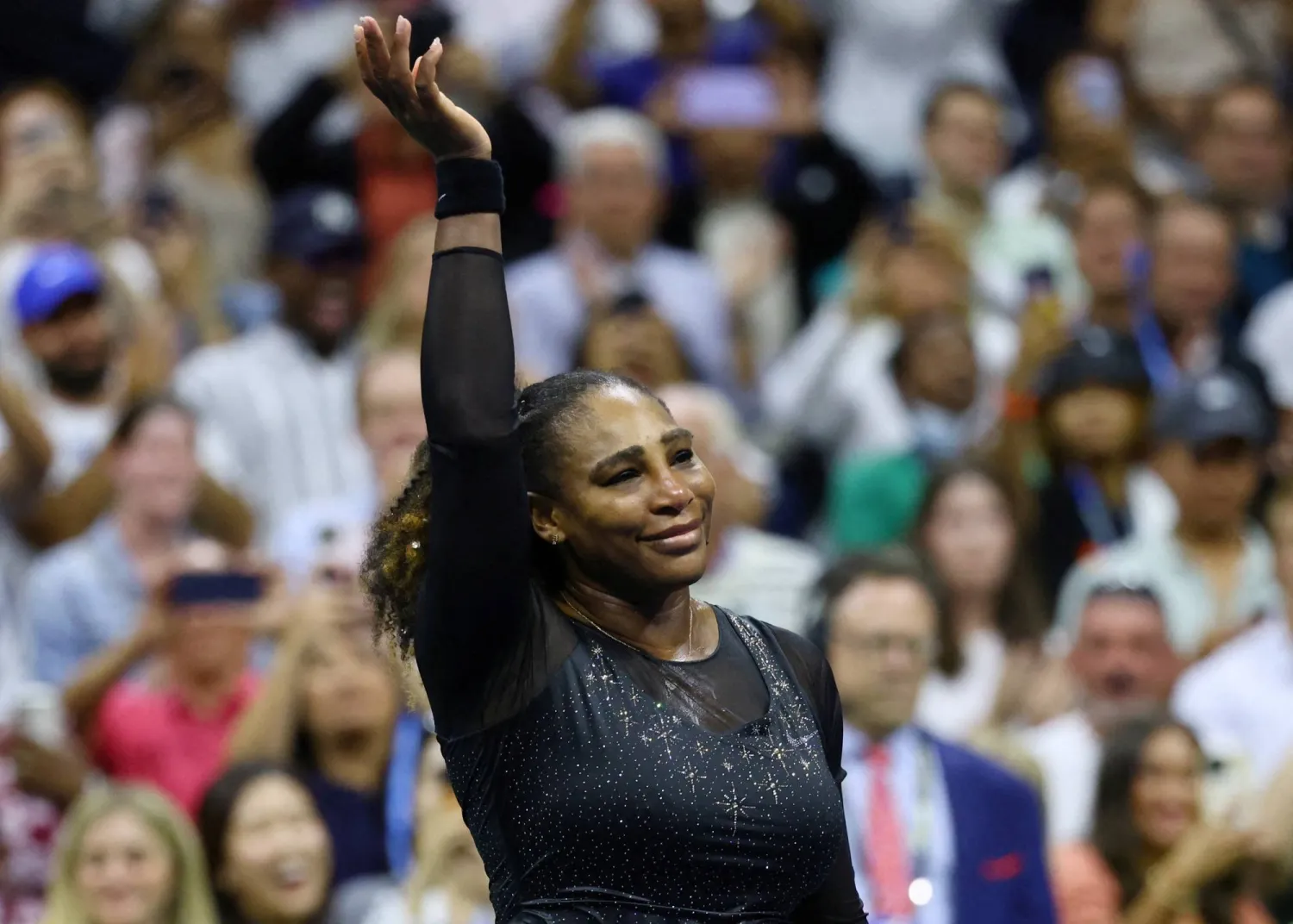 Tennis - US Open - Flushing Meadows, New York, United States - September 2, 2022 Serena Williams of the US after losing her third round match against Australia's Ajla Tomljanovic. (Reuters) 
