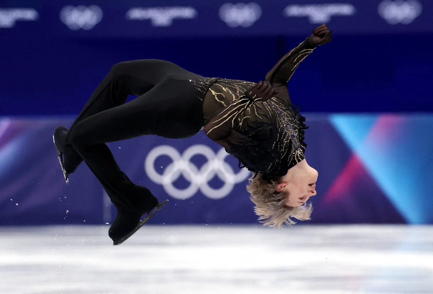 Milano Cortina 2026 Olympics - Figure Skating - Team Event - Men Single Skating - Free Skating - Milano Ice Skating Arena, Milan, Italy - February 08, 2026. Ilia Malinin of United States performs during the men's single free skating. (Reuters)