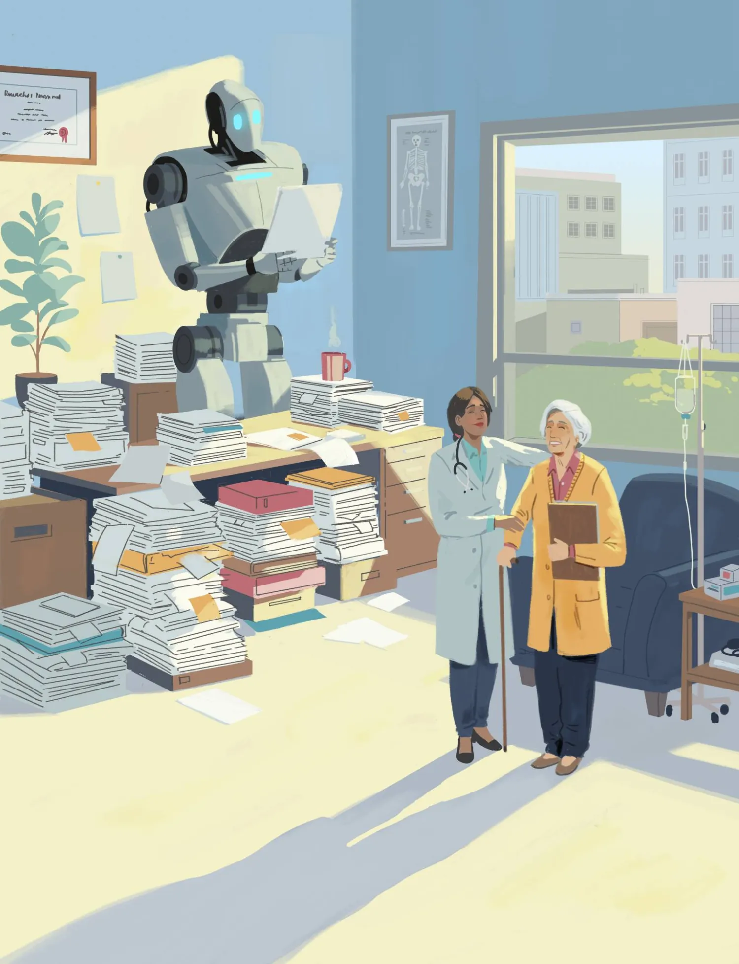 هل يشكل الذكاء الاصطناعي «تهديداً وجودياً لهوية الأطباء ورسالتهم»؟