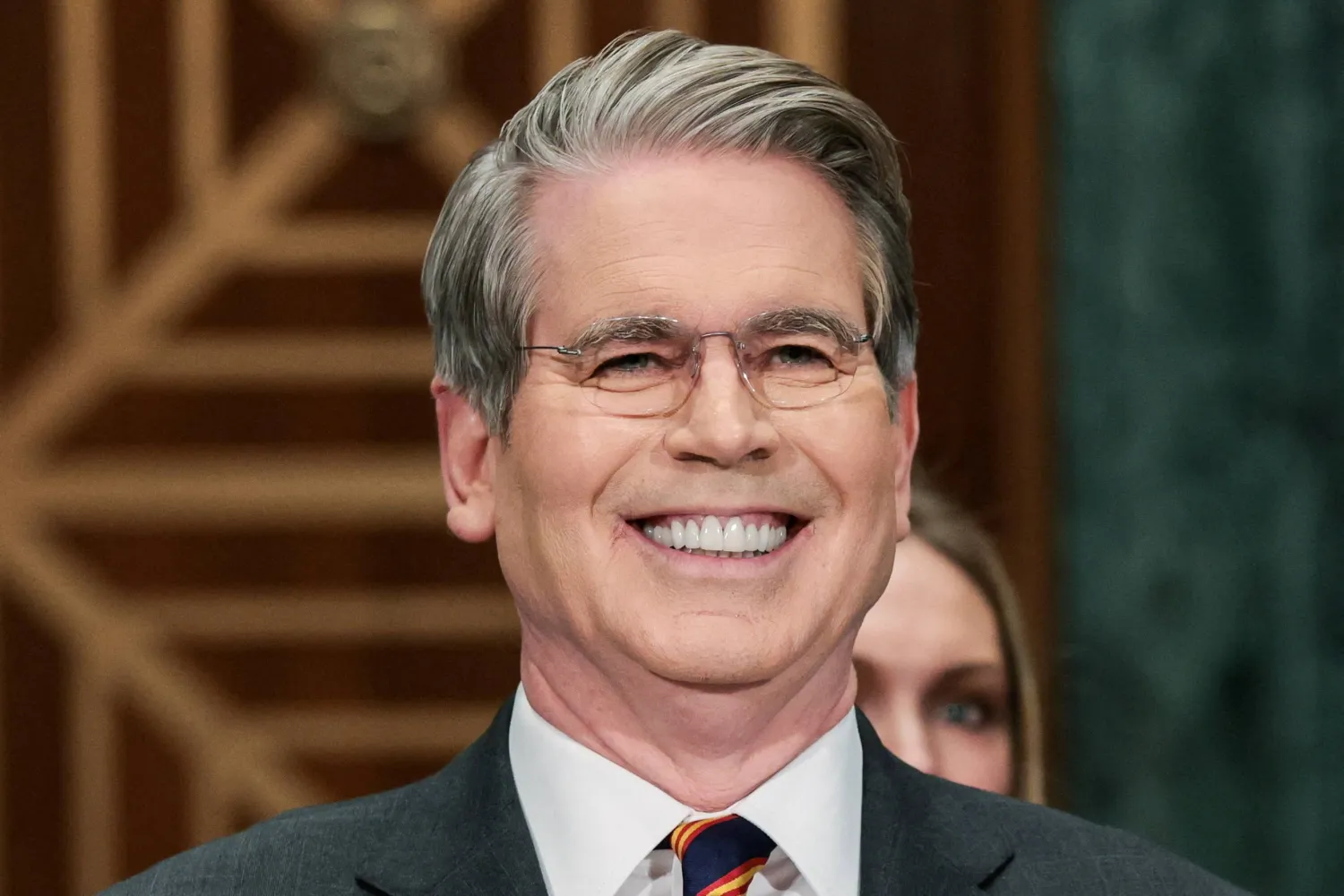 وزير الخزانة الأميركي سكوت بيسنت في مناسبة سابقة بالكونغرس الأميركي (رويترز)