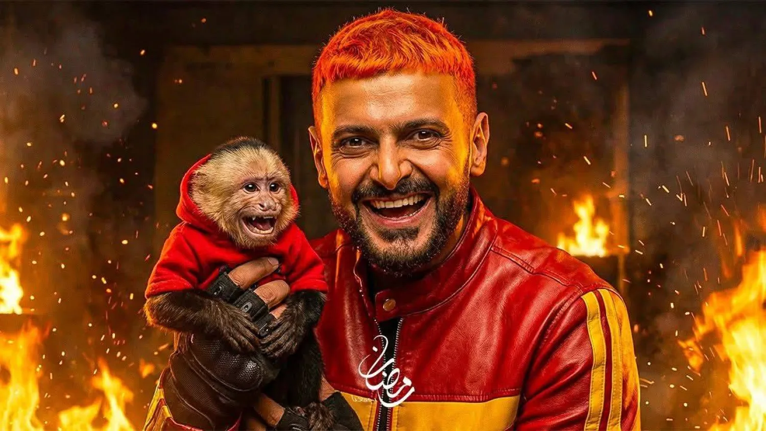 القرد المبرمج الذي يشارك مع رامز جلال (إم بي سي مصر)