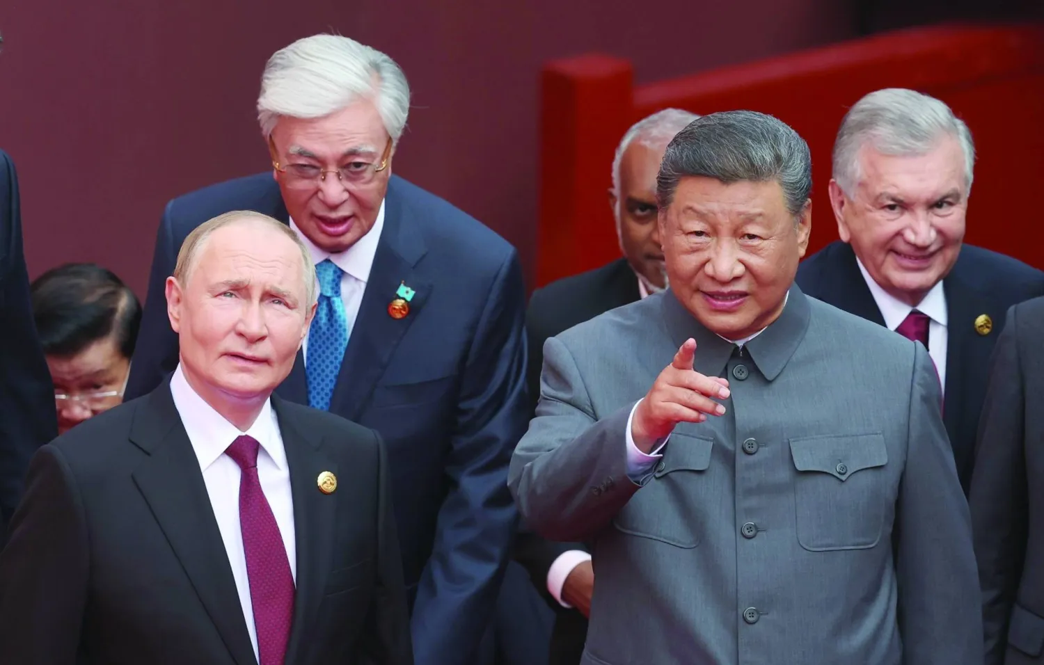 شي وبوتين في الذكرى الثمانين لانتصار الصين على اليابان (إ.ب.أ)