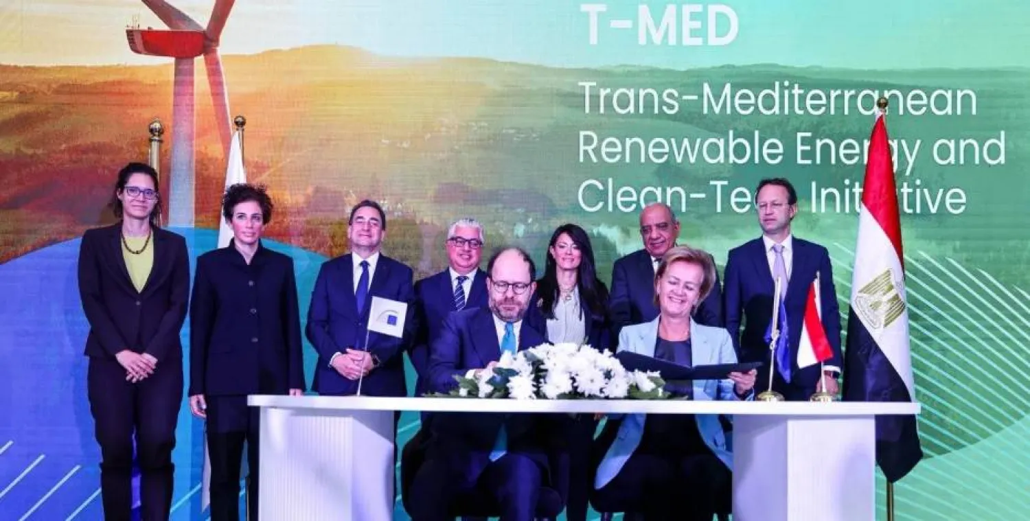 The signing of the agreements took place during the “Egypt Sustainable Energy Outlook 2040” conference co-hosted by the EU and the Egyptian government in Cairo. Photo: Egyptian government