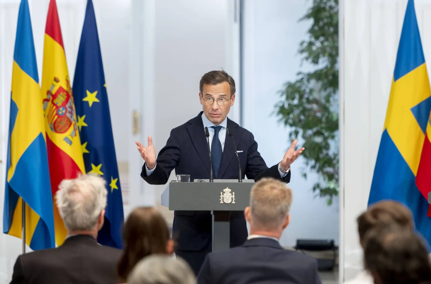 رئيس الوزراء السويدي أولف كريسترشون (د.ب.أ)