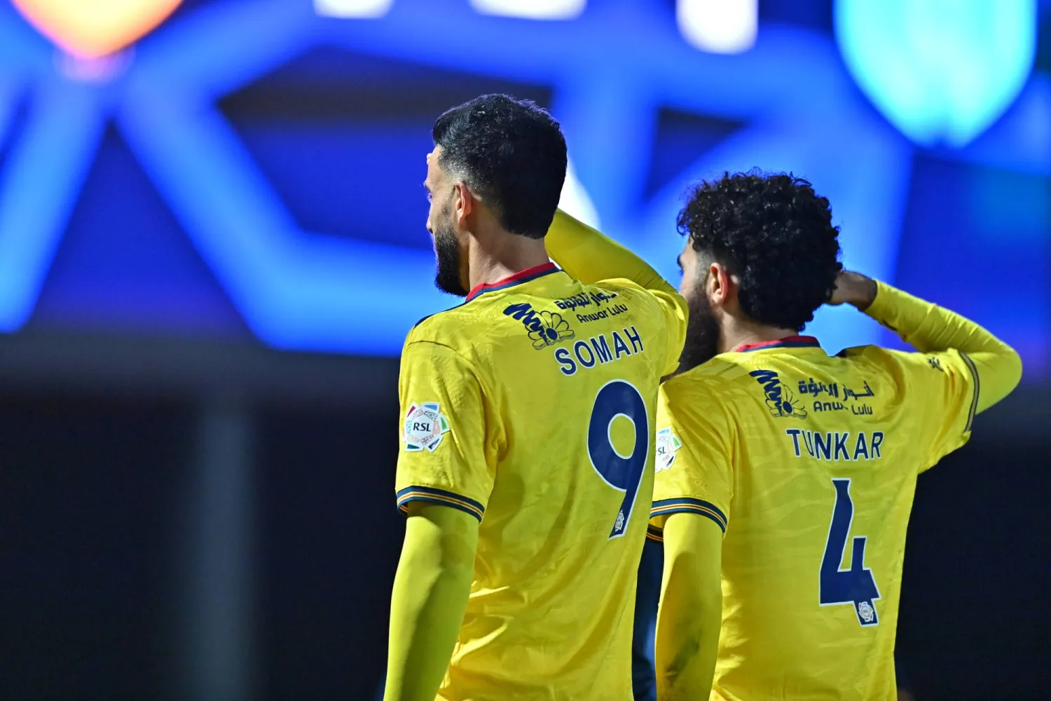 جلال قادري أشاد بفريقه الحزم وقدارته رغم المعاناة (تصوير: عبد العزيز النومان)