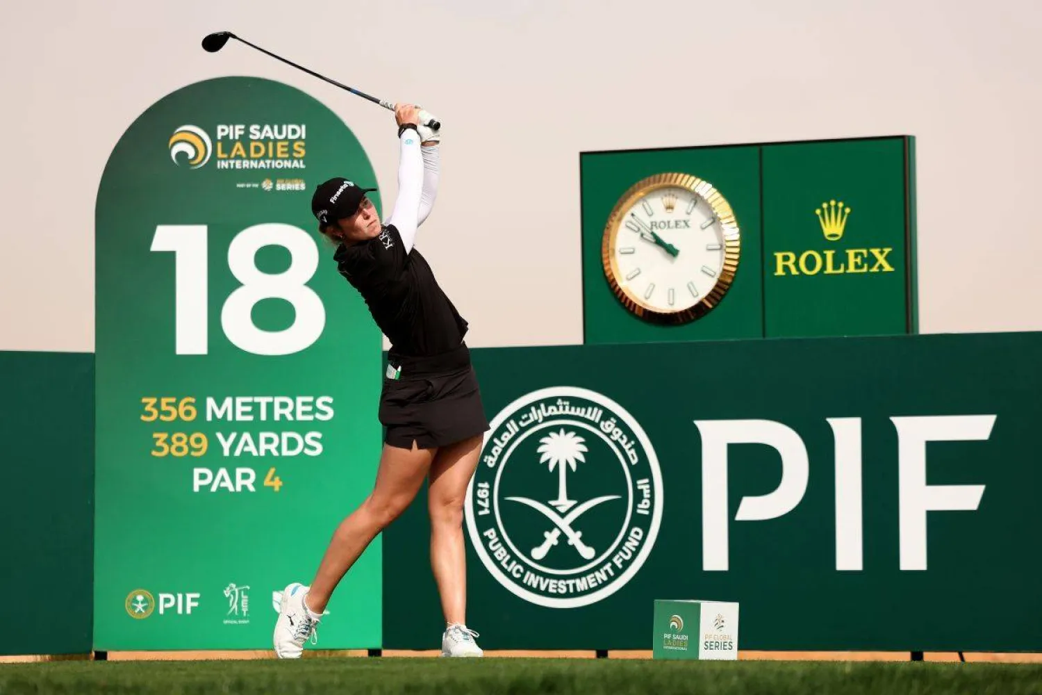 بطولة صندوق الاستثمارات العامة السعودية الدولية للسيدات تتواصل بالرياض (غولف السعودية)