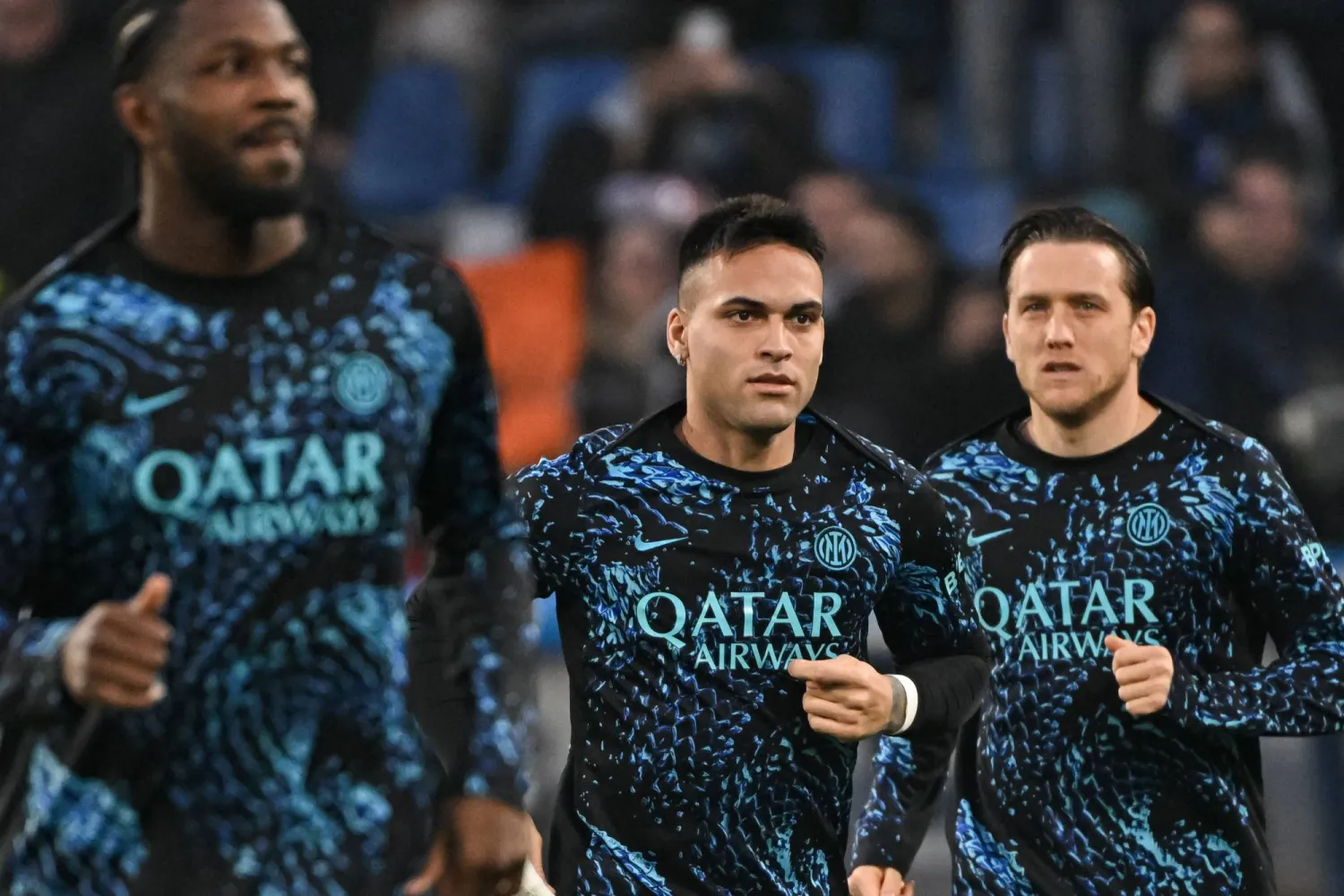 إنتر يستعد لمواجهة نارية ضد يوفنتوس (أ.ف.ب)