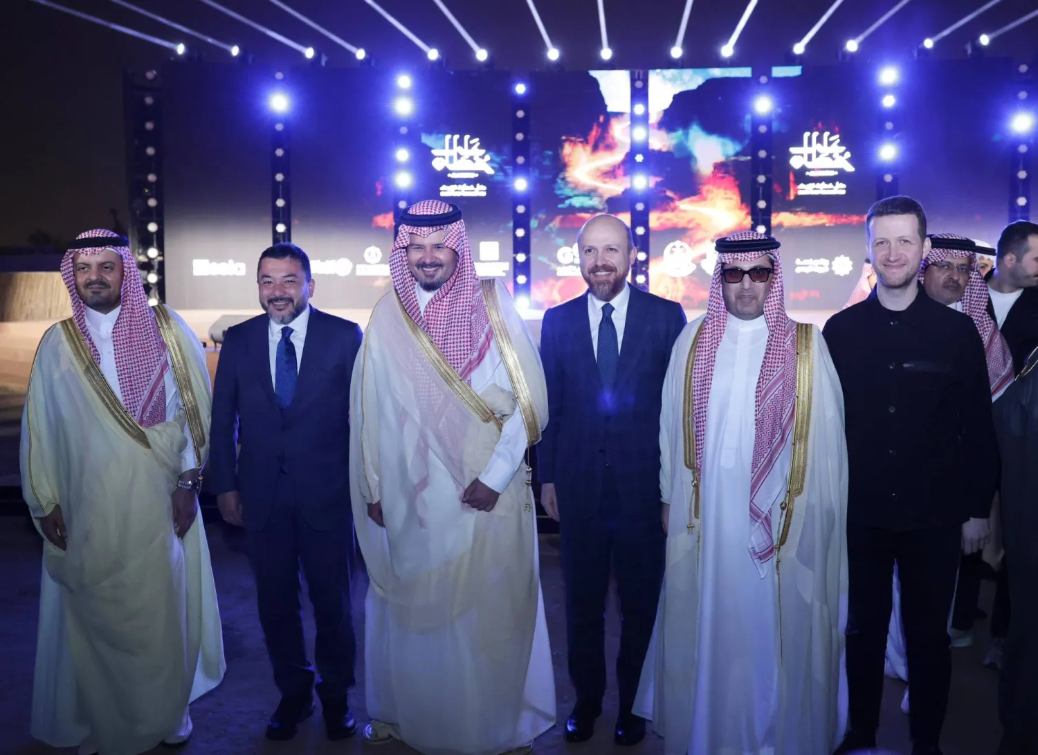 ضيوف حفل افتتاح مشروع «على خطاه» بالمدينة المنورة (حساب آل الشيخ في «إكس»)