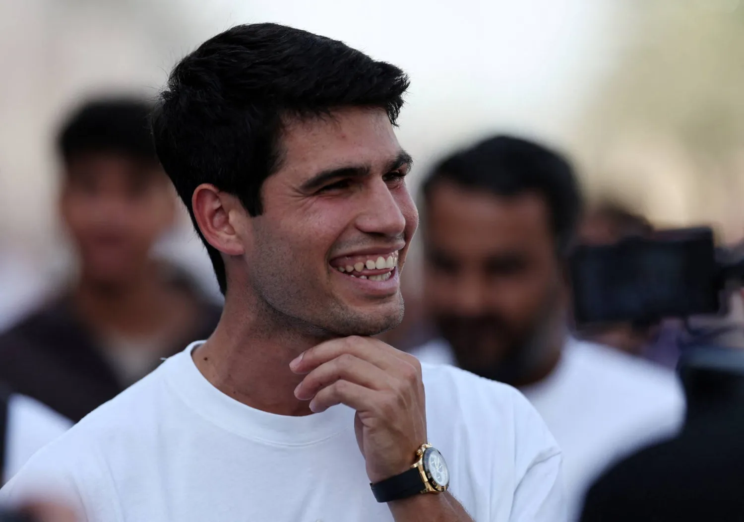 FILE PHOTO: File Photo: Formula One F1 - Pre Season Testing - Bahrain International Circuit, Sakhir, Bahrain - February 12, 2026 Spain's Carlos Alcaraz during the pre season testing REUTERS/Hamad I Mohammed/File Photo/File Photo