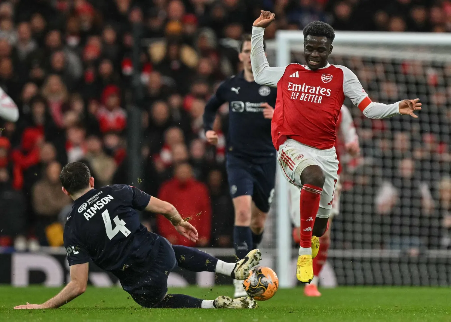  بوكايو ساكا (أ.ف.ب)