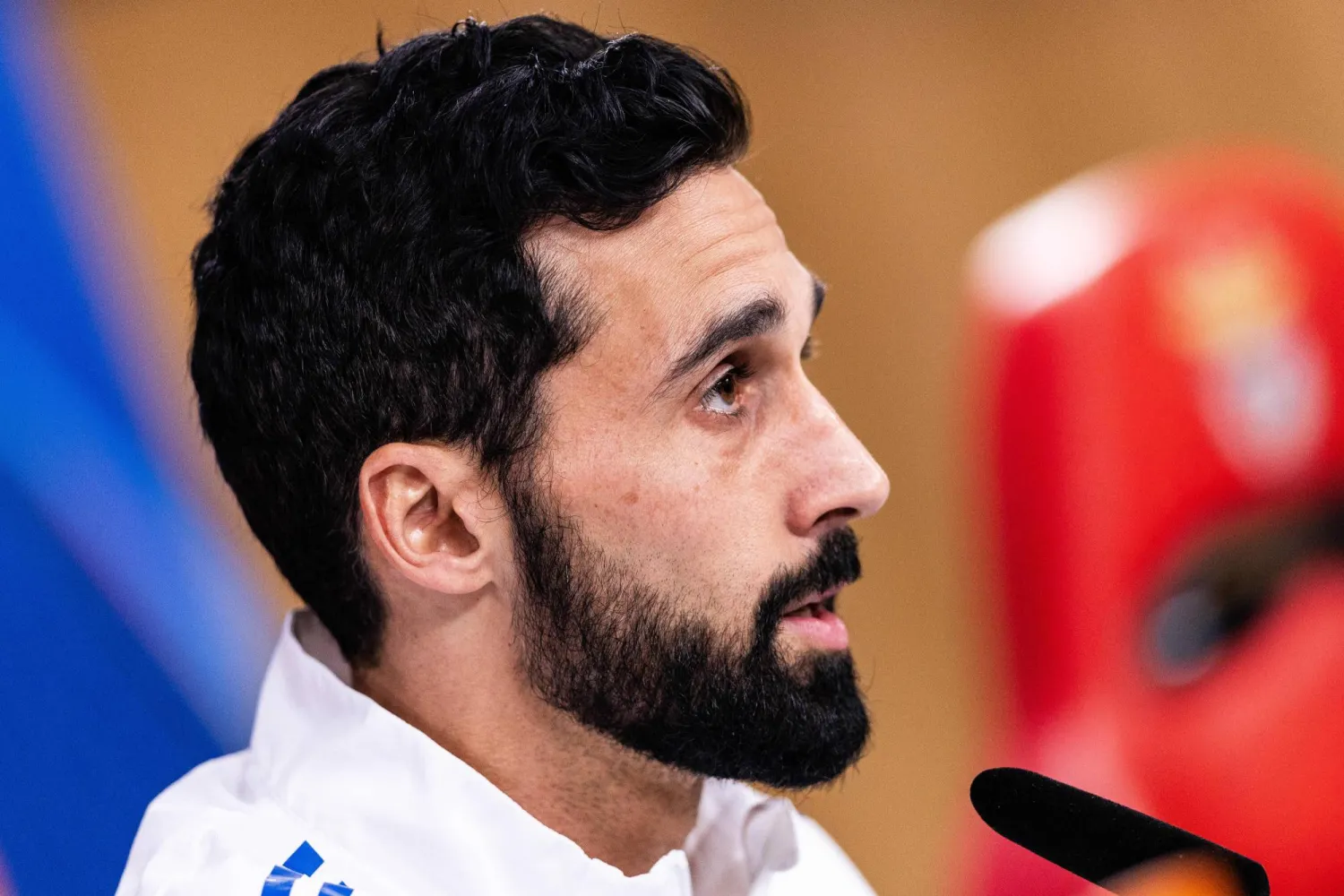 مدرب ريال مدريد الإسباني ألفارو أربيلوا (د.ب.أ)