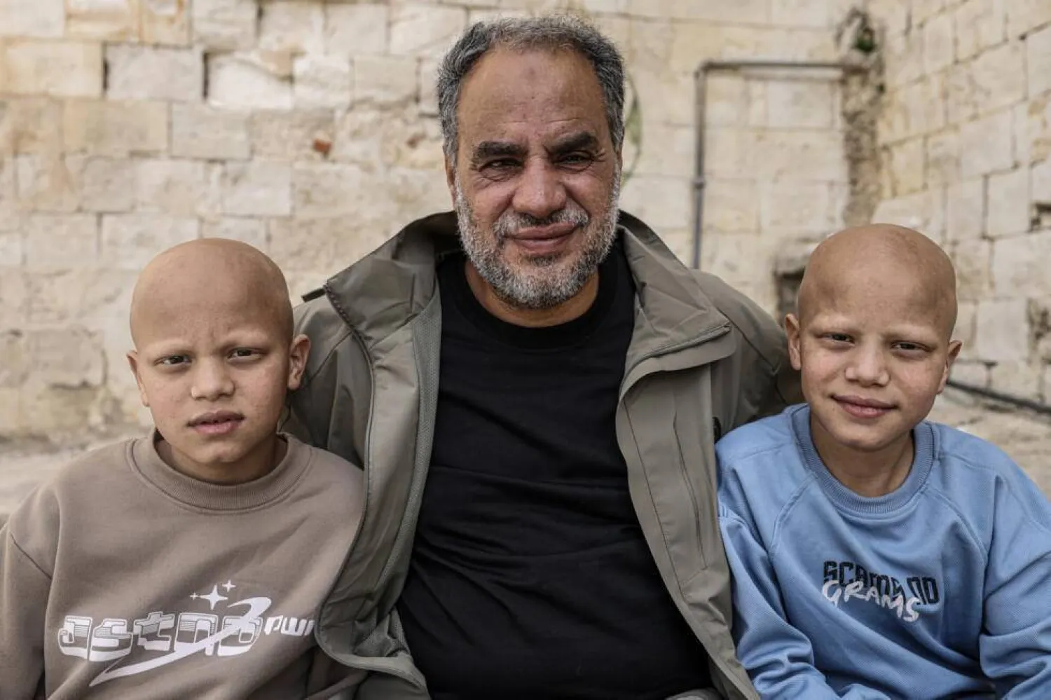 Private tutoring makes up some, but not all of the teaching shortfall for the Hajj twins. Jaafar ASHTIYEH / AFP
