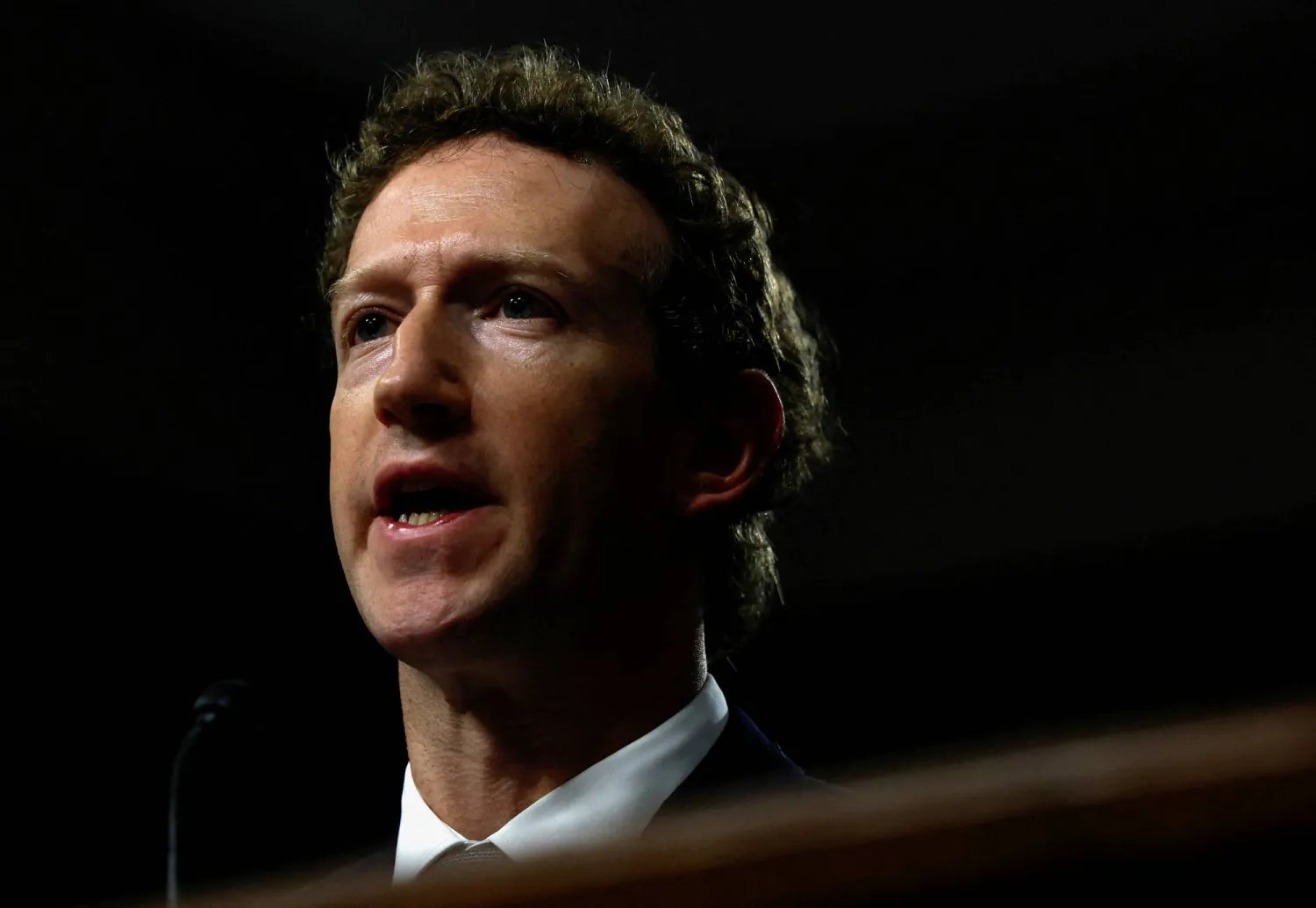 Meta's CEO Mark Zuckerberg testifies during the Senate Judiciary Committee hearing on online child sexual exploitation at the US Capitol in Washington, US, January 31, 2024. (Reuters)