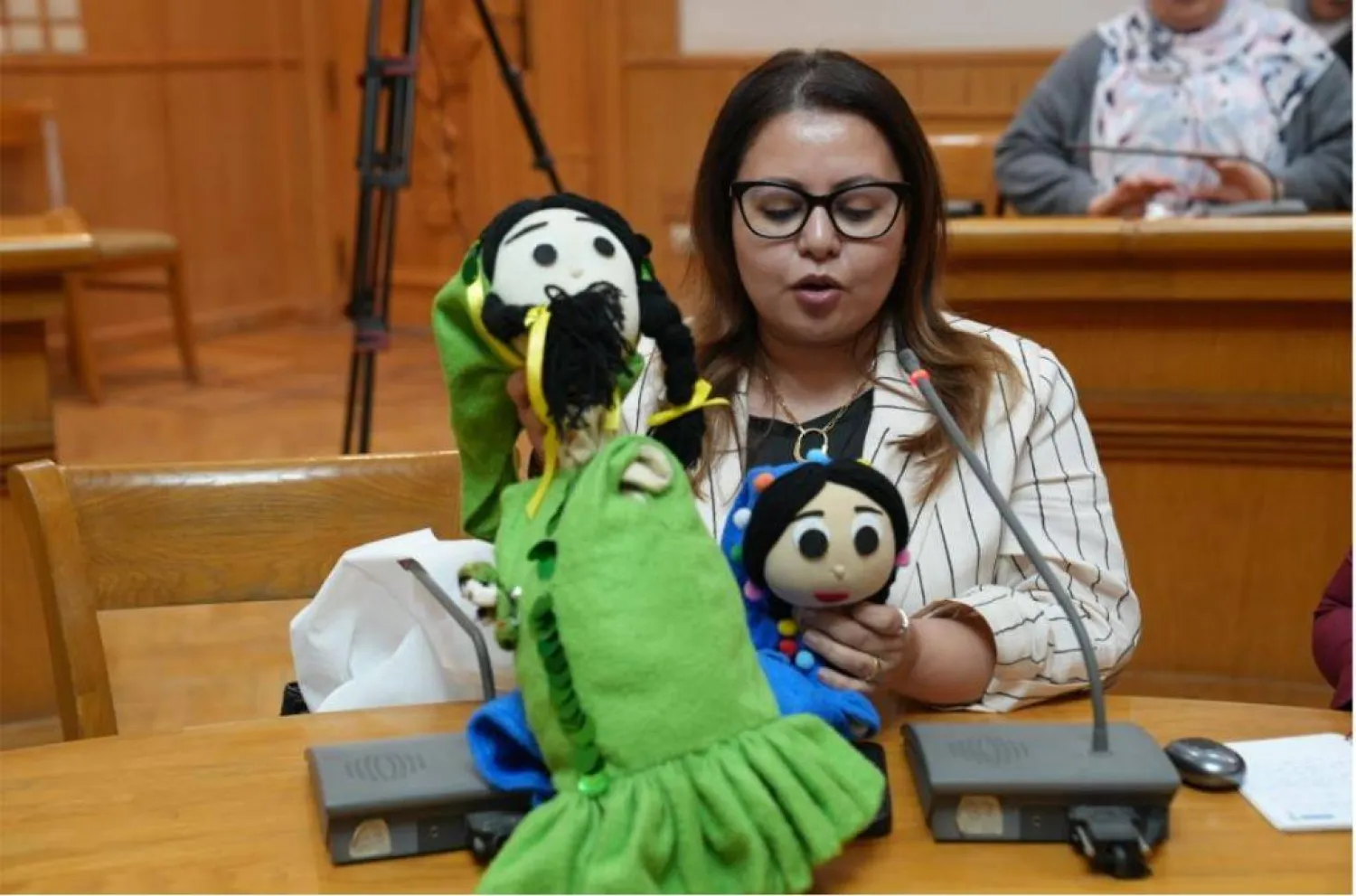 جانب من لقاء لإطلاق مشروع حماية وصون الأراجوز (وزارة الثقافة المصرية)