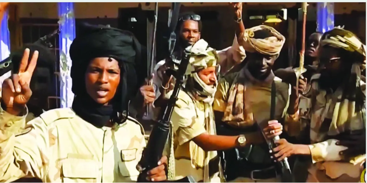 Forces affiliated with the Rapid Support Forces in the city of el-Fasher, Darfur region (AFP)