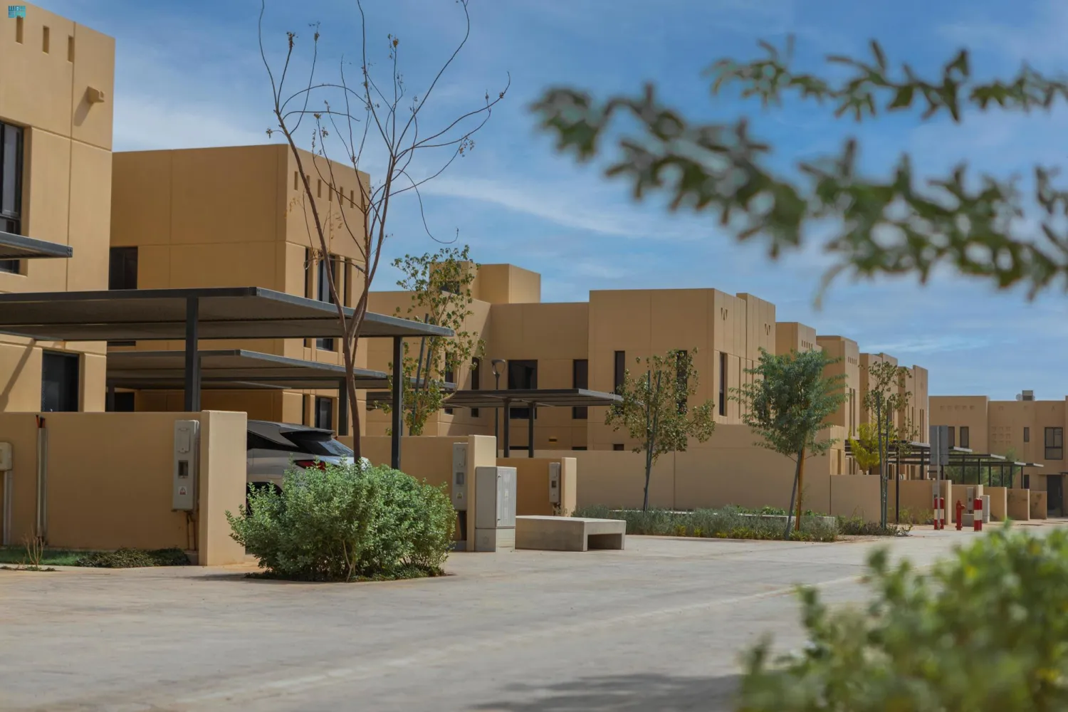 وحدات سكنية ضمن المرحلة الأولى من مشروع «سدرة» في شمال الرياض (روشن)