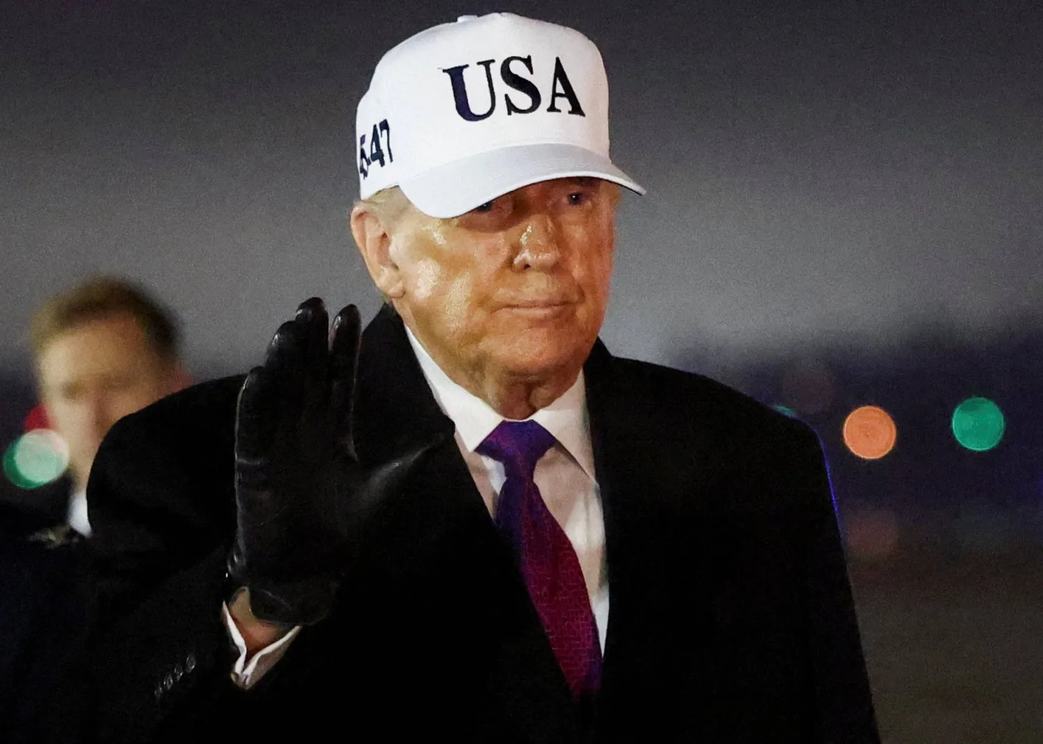 US President Donald Trump arrives at Joint Base Andrews in Maryland, US, February 19, 2026. (Reuters)
