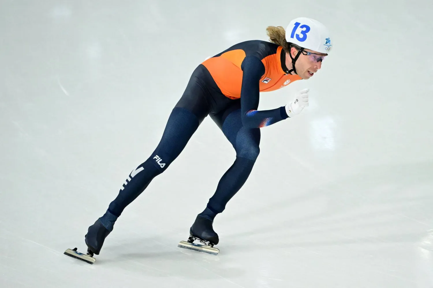 الهولندي يوريت بيرغسما انتزع ذهبية الانطلاق الجماعي (أ.ف.ب)