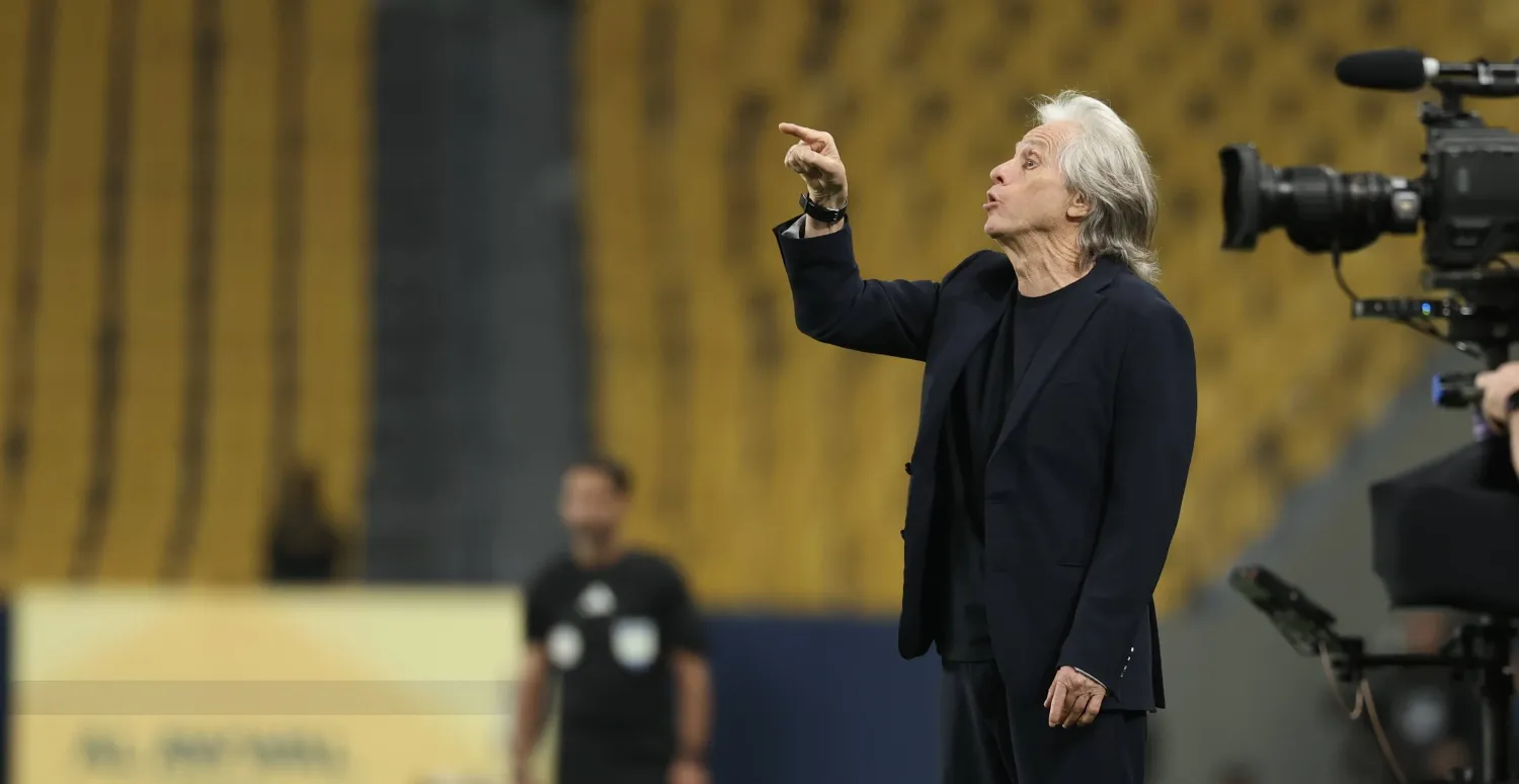 البرتغالي خورخي خيسوس مدرب النصر (تصوير: عبد العزيز النومان) 