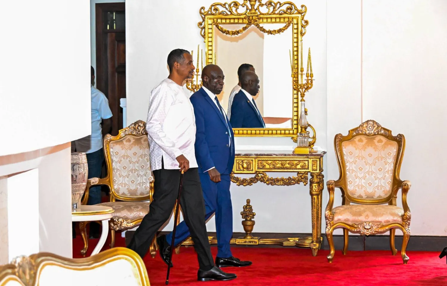حميدتي بقصر الرئاسة في عنتيبي يوم 20 فبراير 2026 (صفحة الرئيس موسيفيني على «إكس»)
