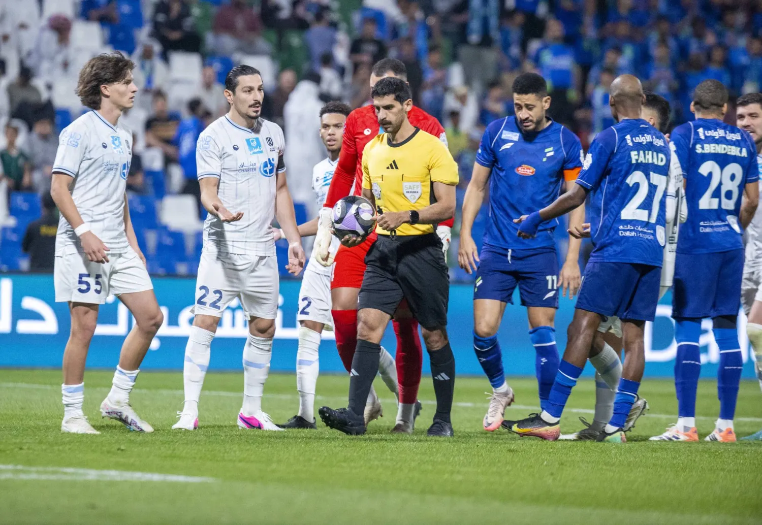 الزبيدي شارك في المباراة بصفة أساسية (تصوير: سعد الدوسري) 