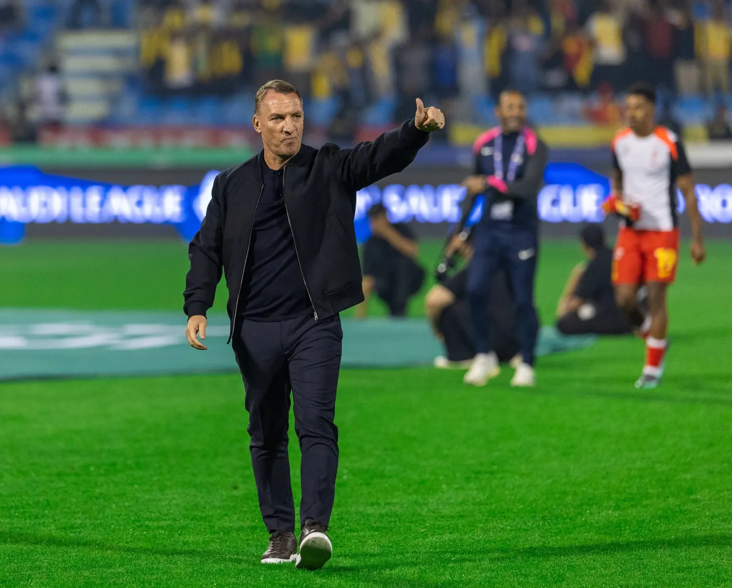 الآيرلندي رودجرز مدرب القادسية (تصوير: عيسى الدبيسي)