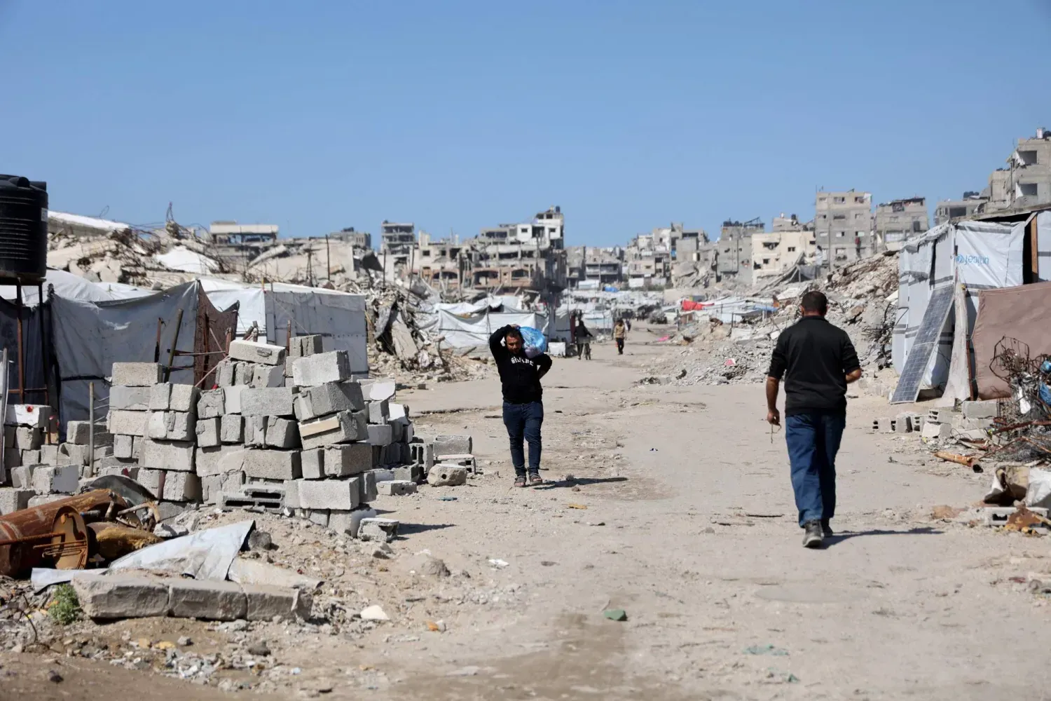 UNESCO, savaşın patlak vermesinden bu yana Gazze Şeridi'ndeki 114 bölgede meydana gelen hasarı belgeledi (AFP)