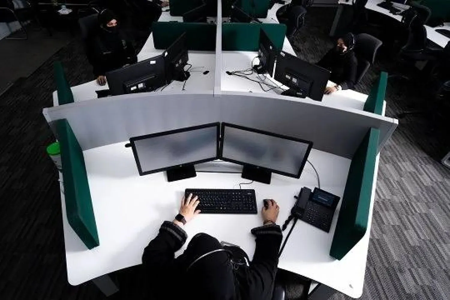 Saudi women working at the Ministry of Interior. (Ministry of Interior) 