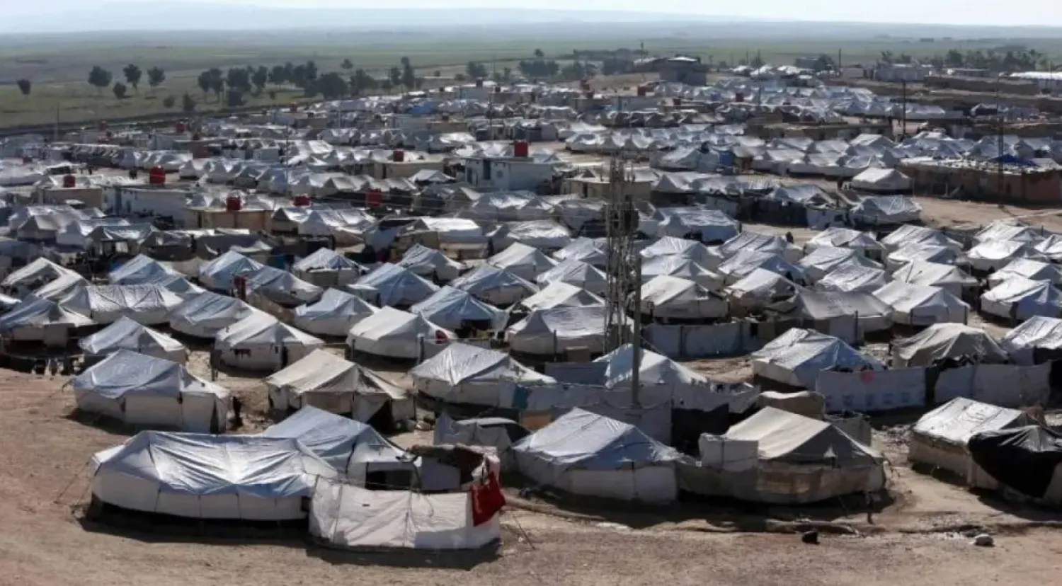 A general view of Al-Hol camp located in a desert region of Hasakeh province in Syria. Reuters file photo
