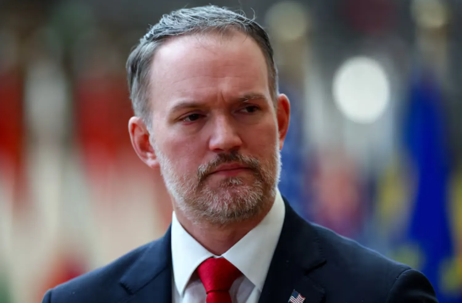 USTrade Representative Jamieson Greer on the day he attends a working lunch with EU ministers responsible for trade, in Brussels, Belgium, November 24, 2025. REUTERS/Piroschka van de Wouw 